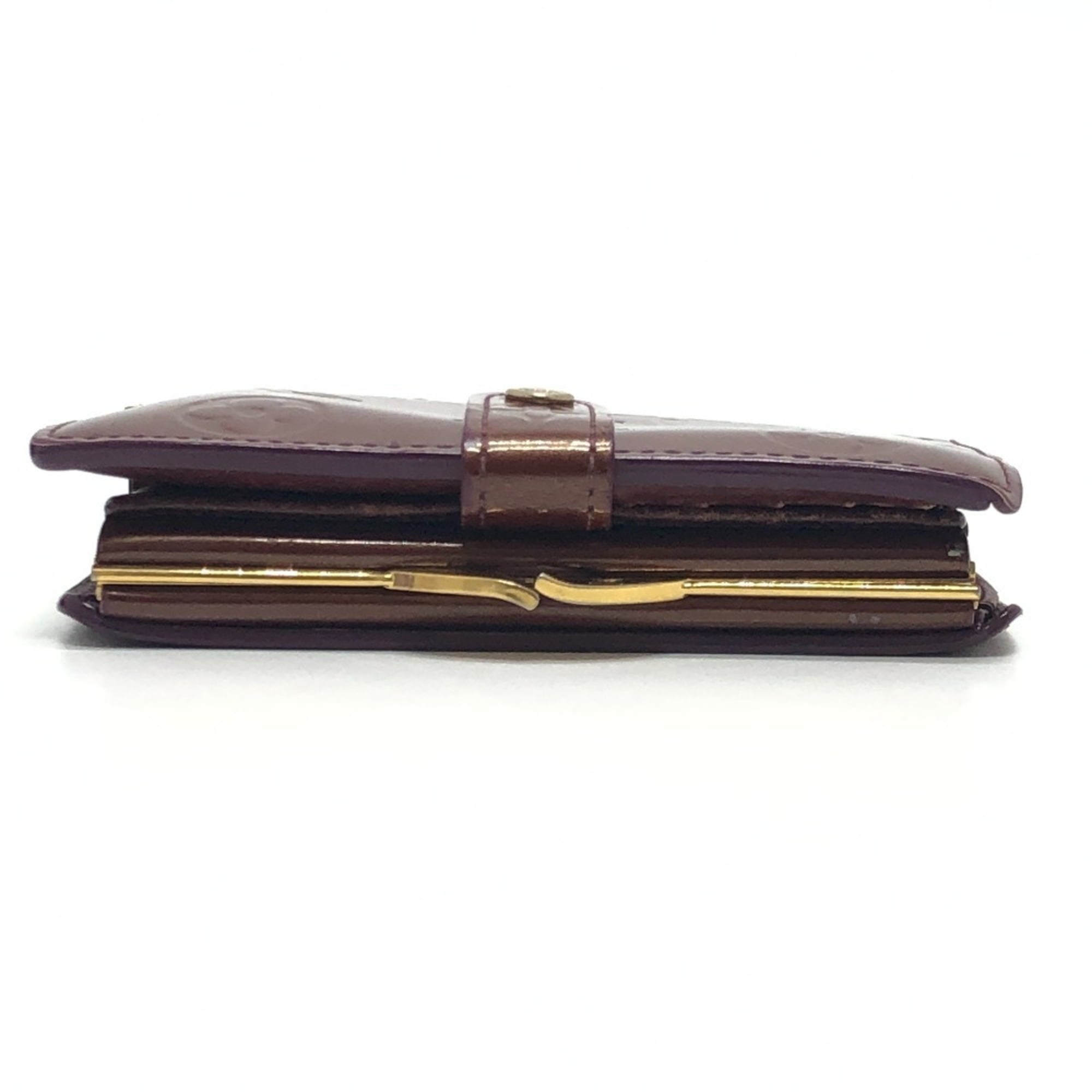 Louis Vuitton Rouge Fauviste Monogram Vernis Wallet (Bi-Fold) (Pre-Owned)