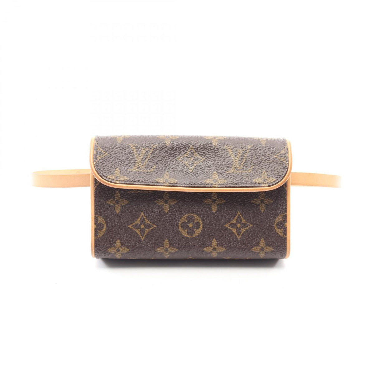 Louis Vuitton Brown Pvc Leather Fanny Pack Handbag (Pre-Owned)