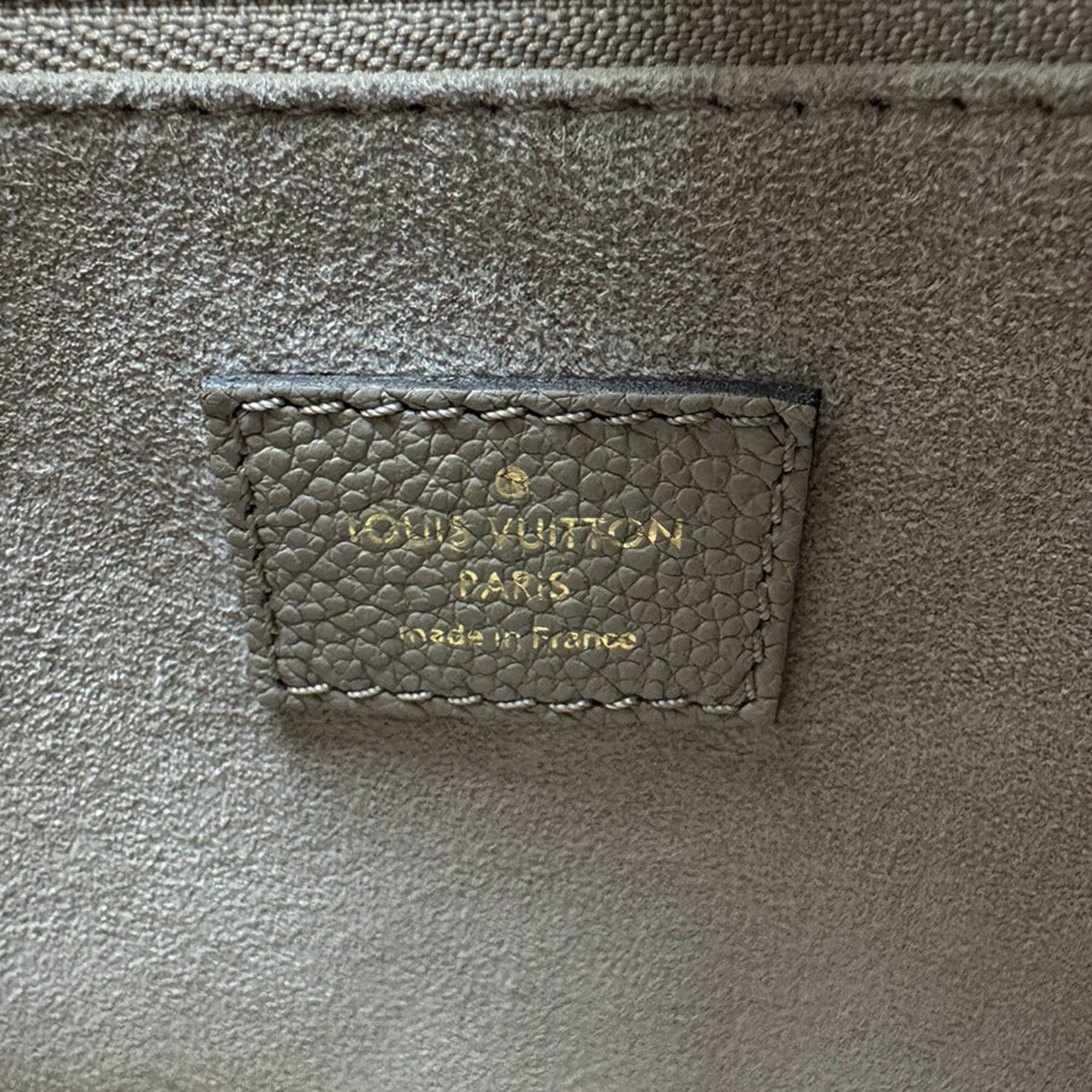 Louis Vuitton Tourterelle Monogram Empreinte Handbag (Pre-Owned)