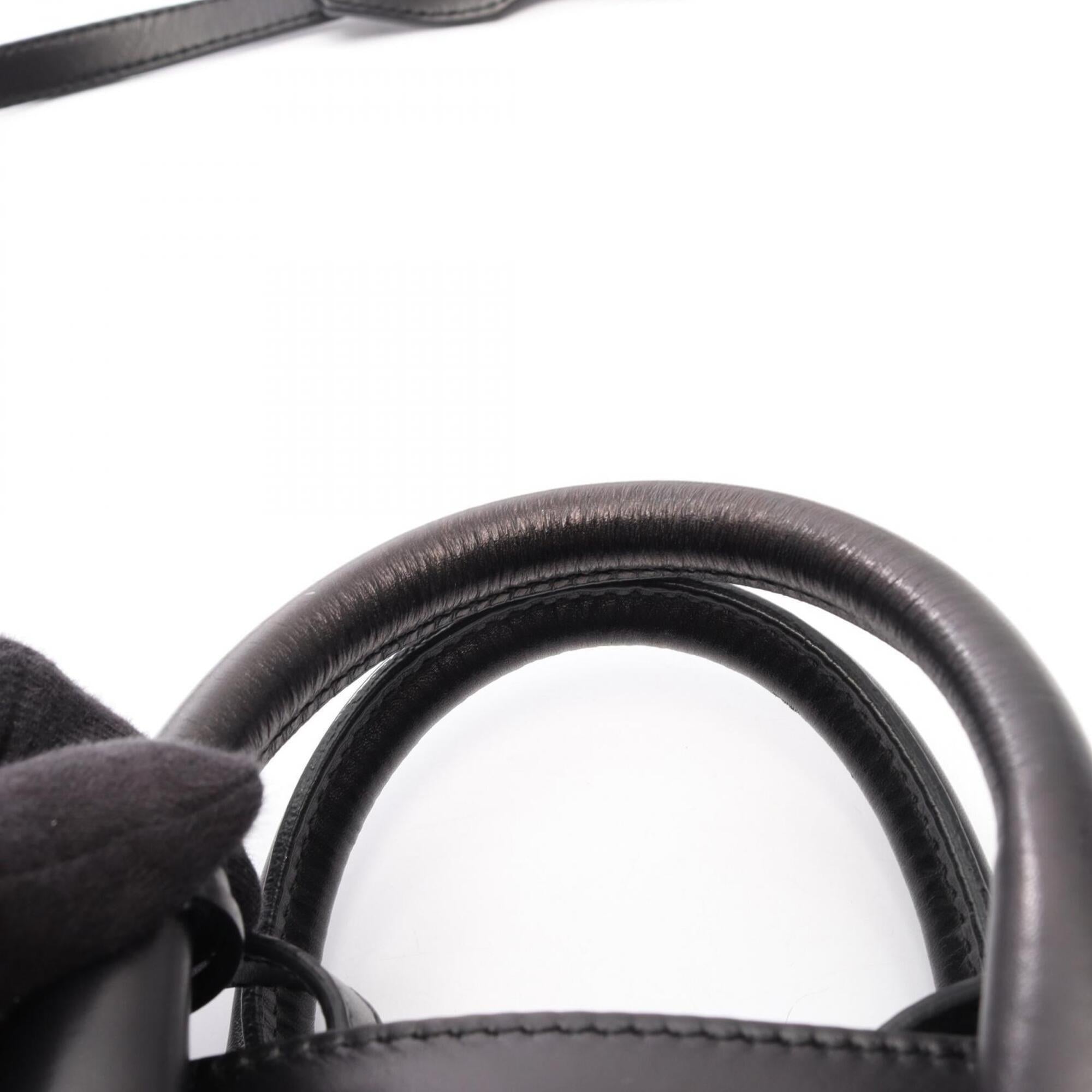 Balenciaga Black Leather Handbag (Pre-Owned)