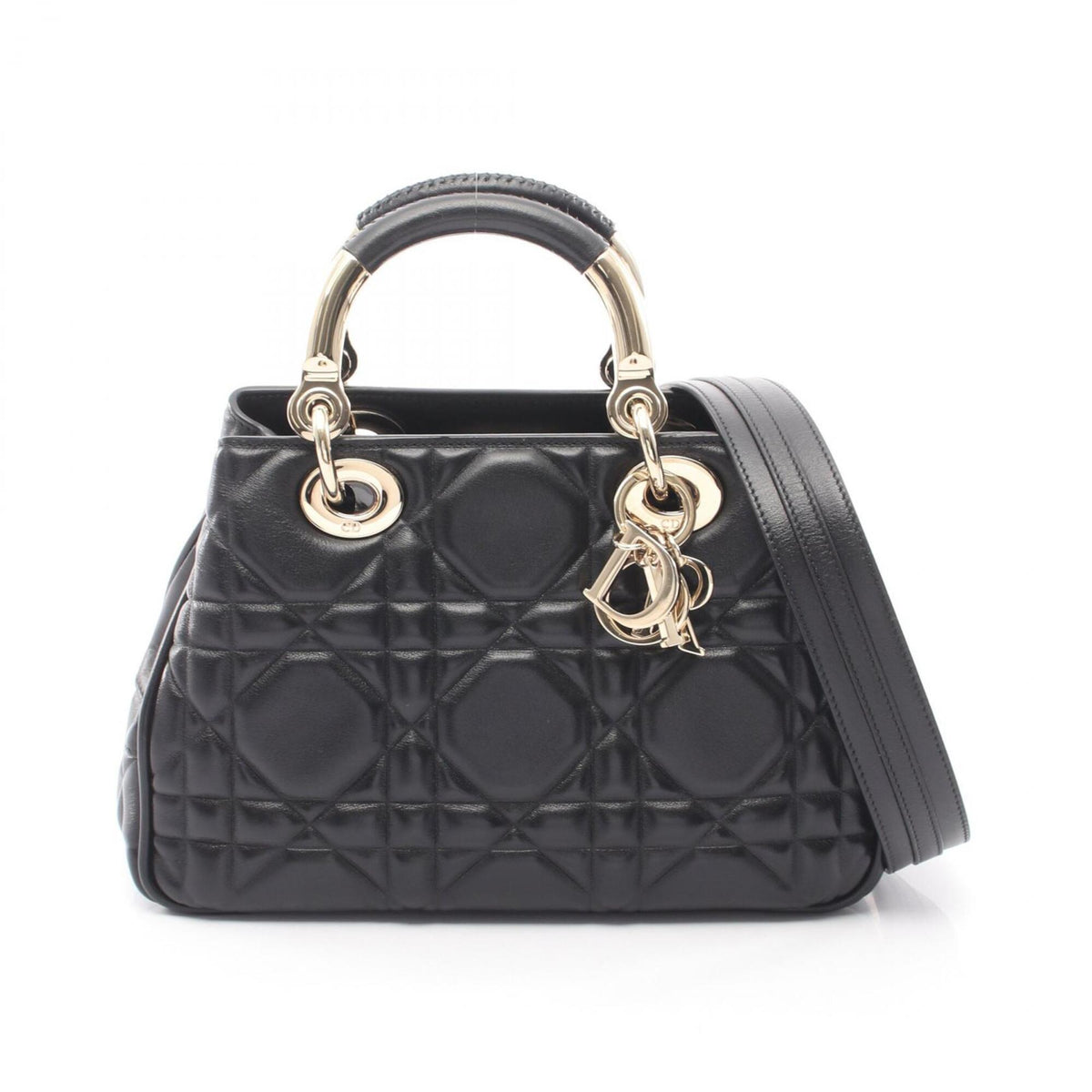 Christian Dior Black Leather Handbag (Pre-Owned)