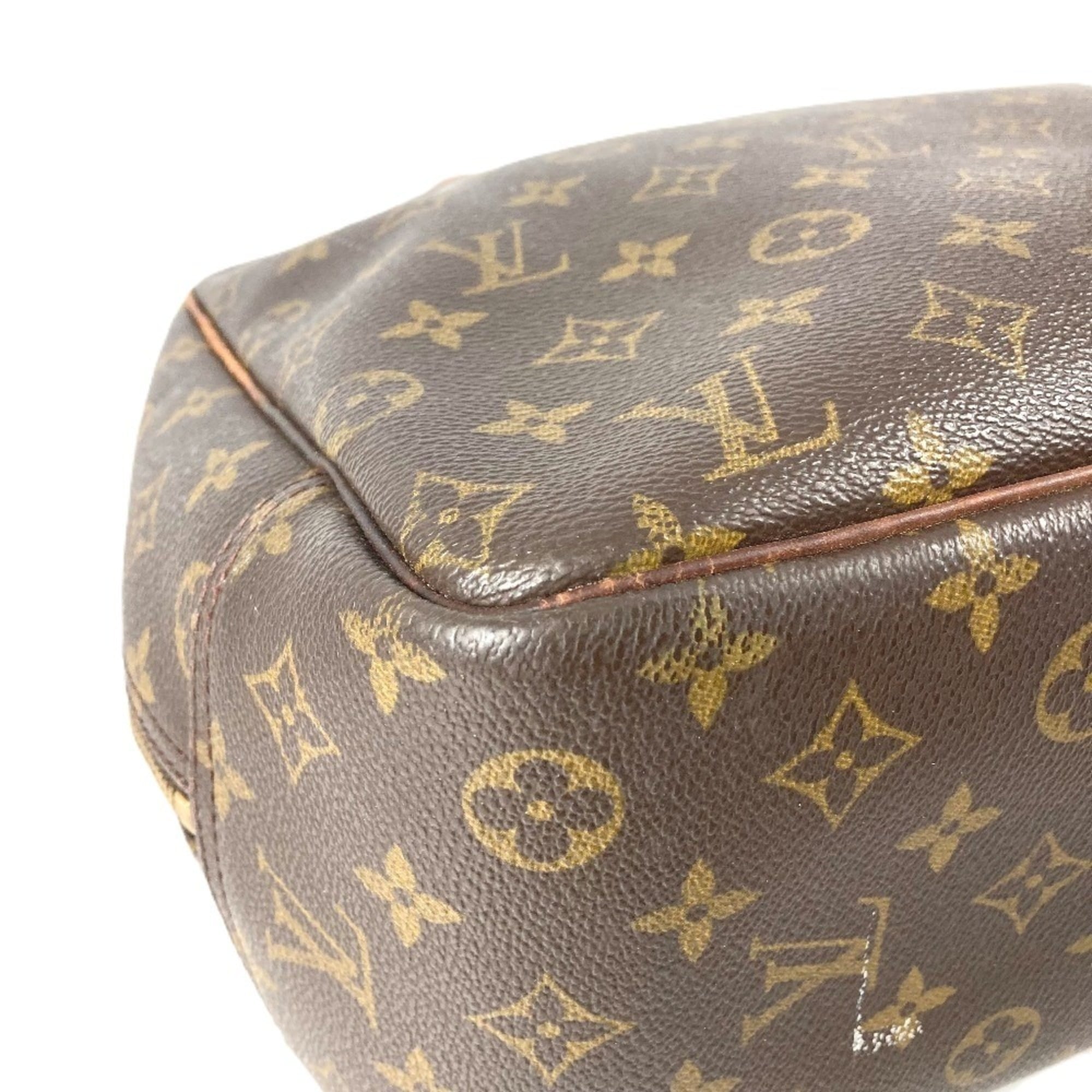 Louis Vuitton Brown Monogram Boston Bag Handbag Tote Bag (Pre-Owned)