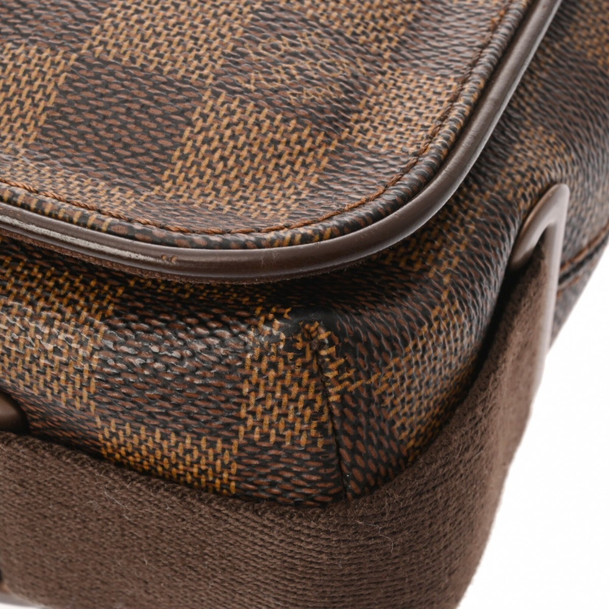 Louis Vuitton Damier Brown Damier Canvas Shoulder Bag (Pre-Owned)