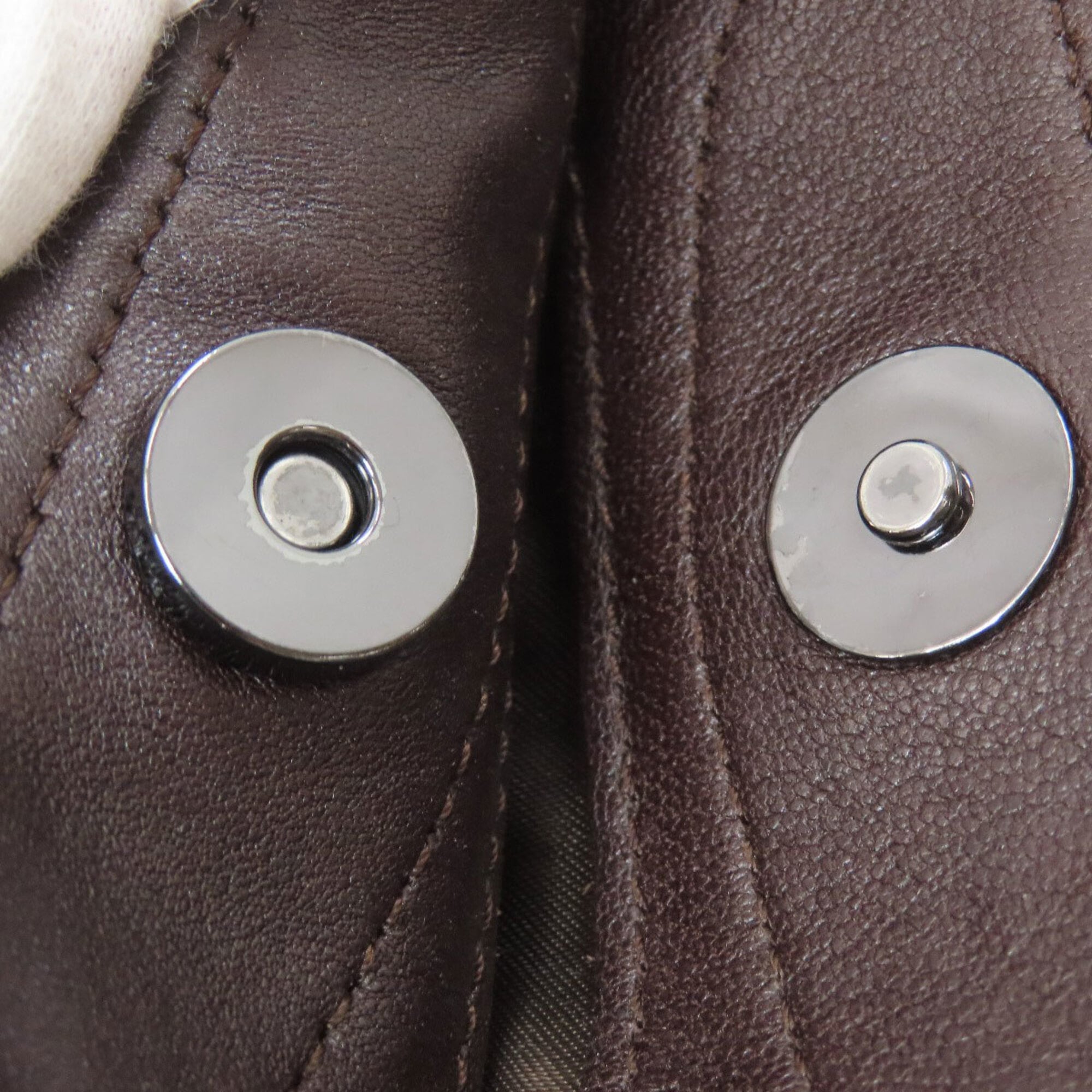 Longchamp Brown Leather Handbag (Pre-Owned)