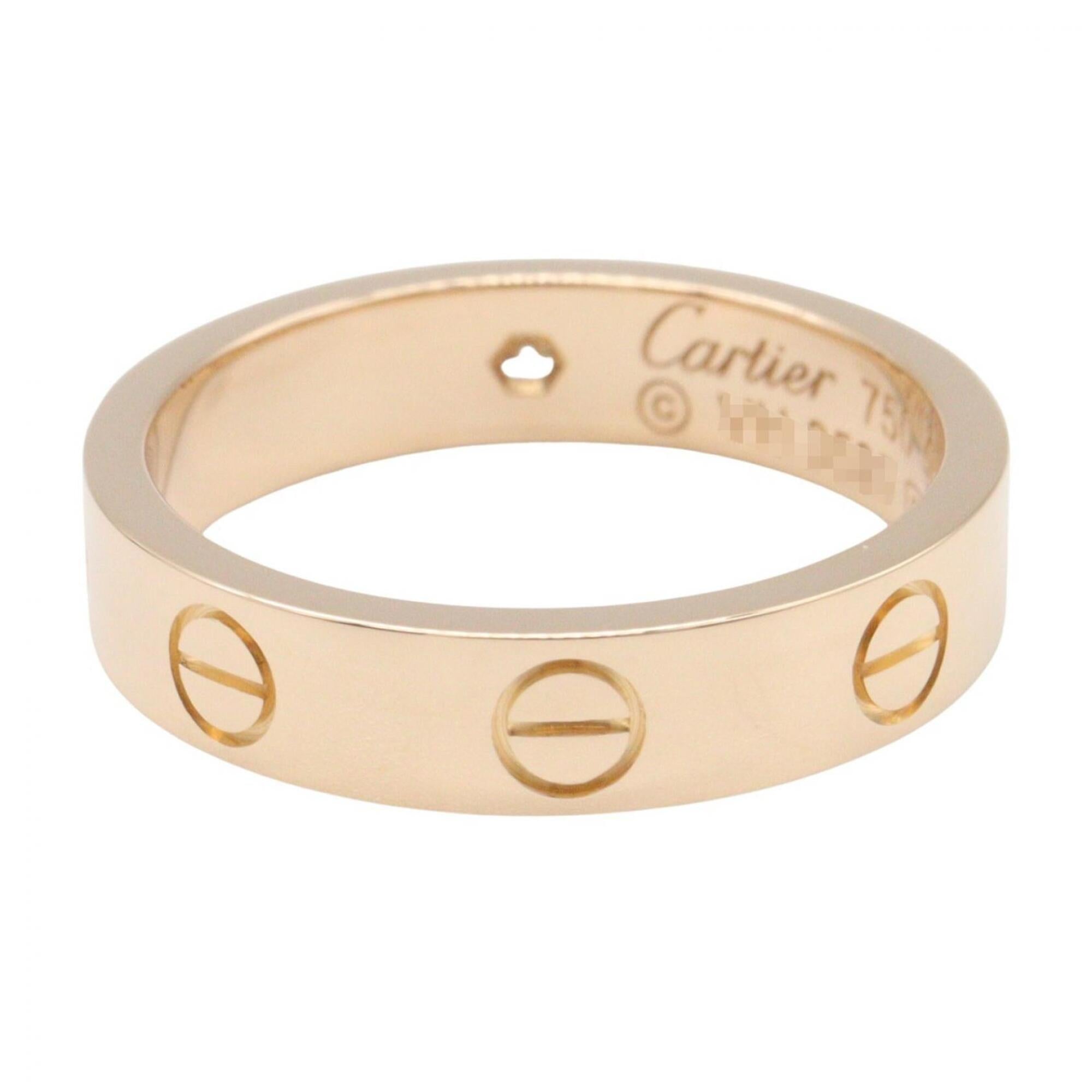 Cartier Gold Clear Pink Gold (18K) Band Ring (Pre-Owned)