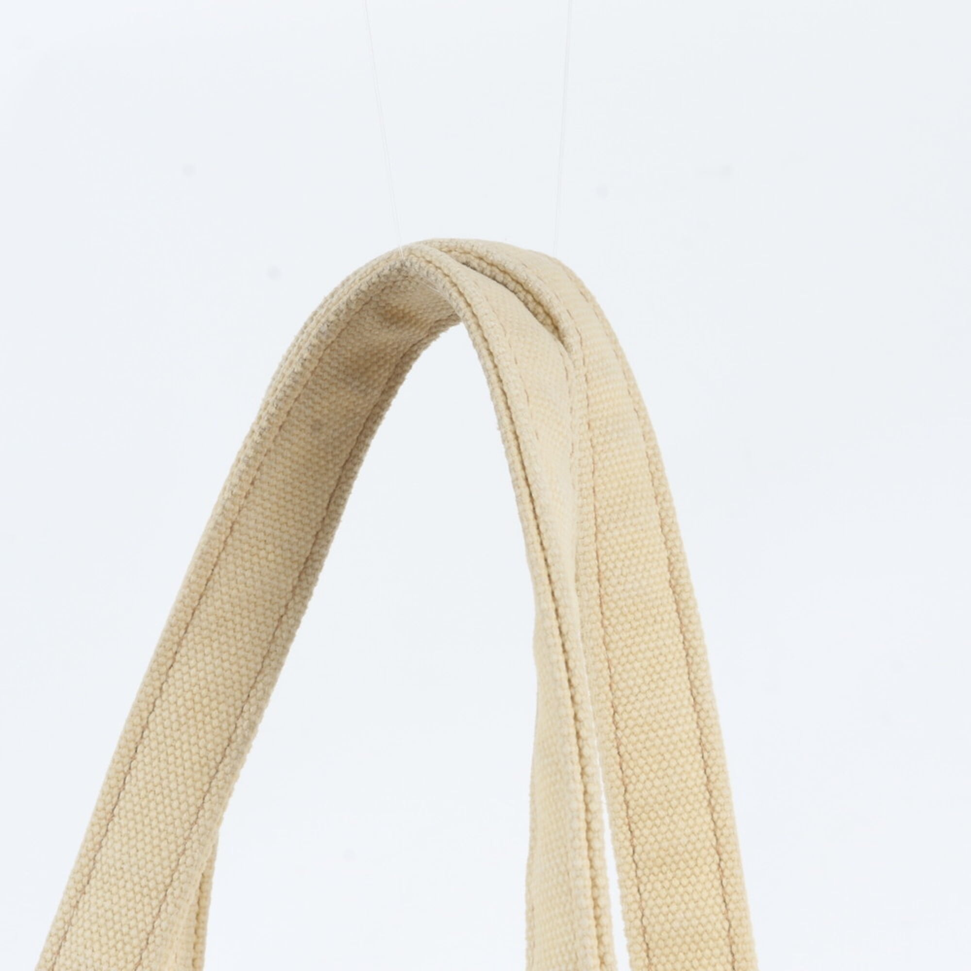 Louis Vuitton Beige White Shoulder Bag Tote Bag (Pre-Owned)