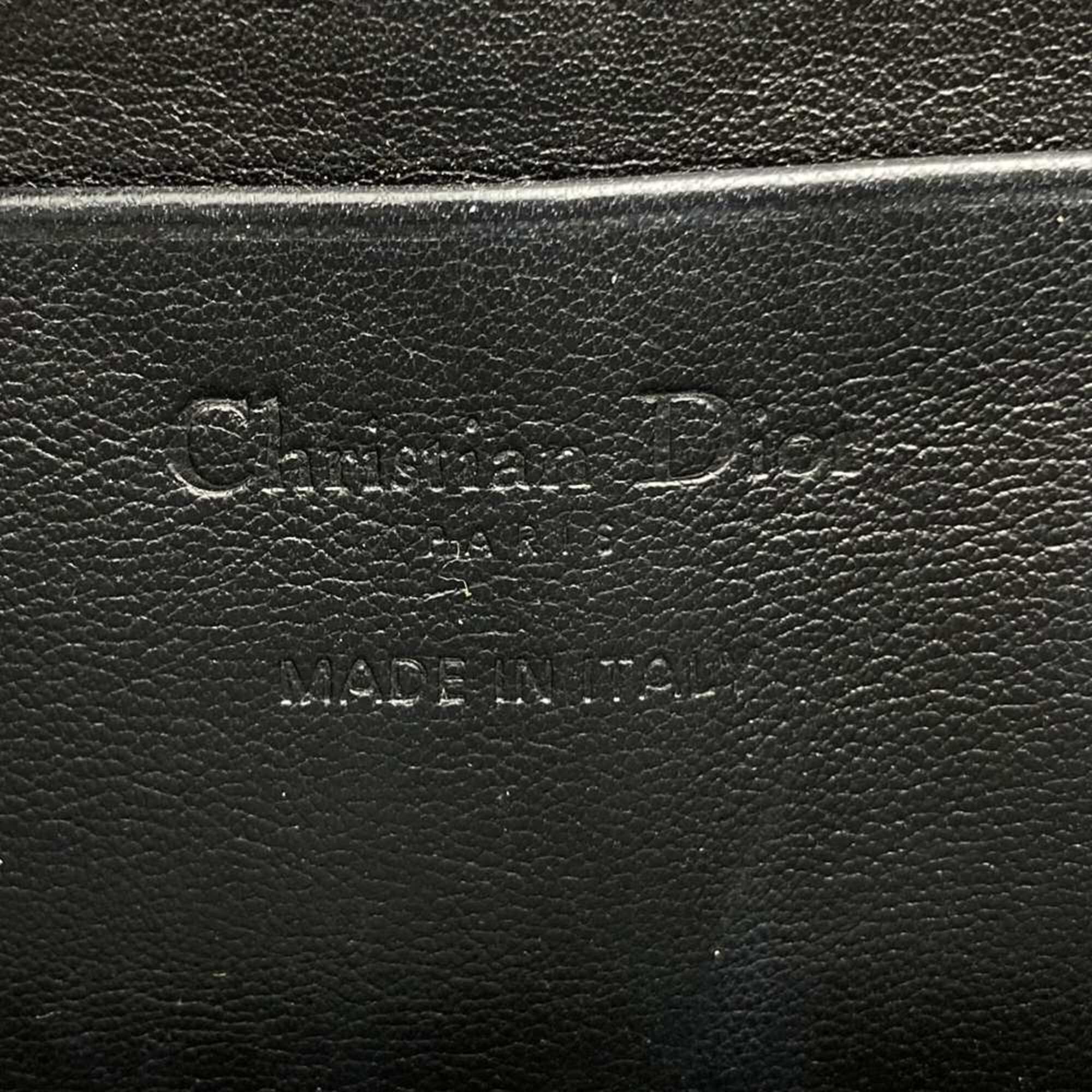 Christian Dior Black Patent Leather Pouch (Pre-Owned)