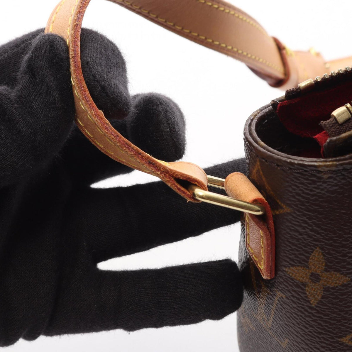 Louis Vuitton Brown Monogram Monogram Leather Handbag Shoulder Bag (Pre-Owned)