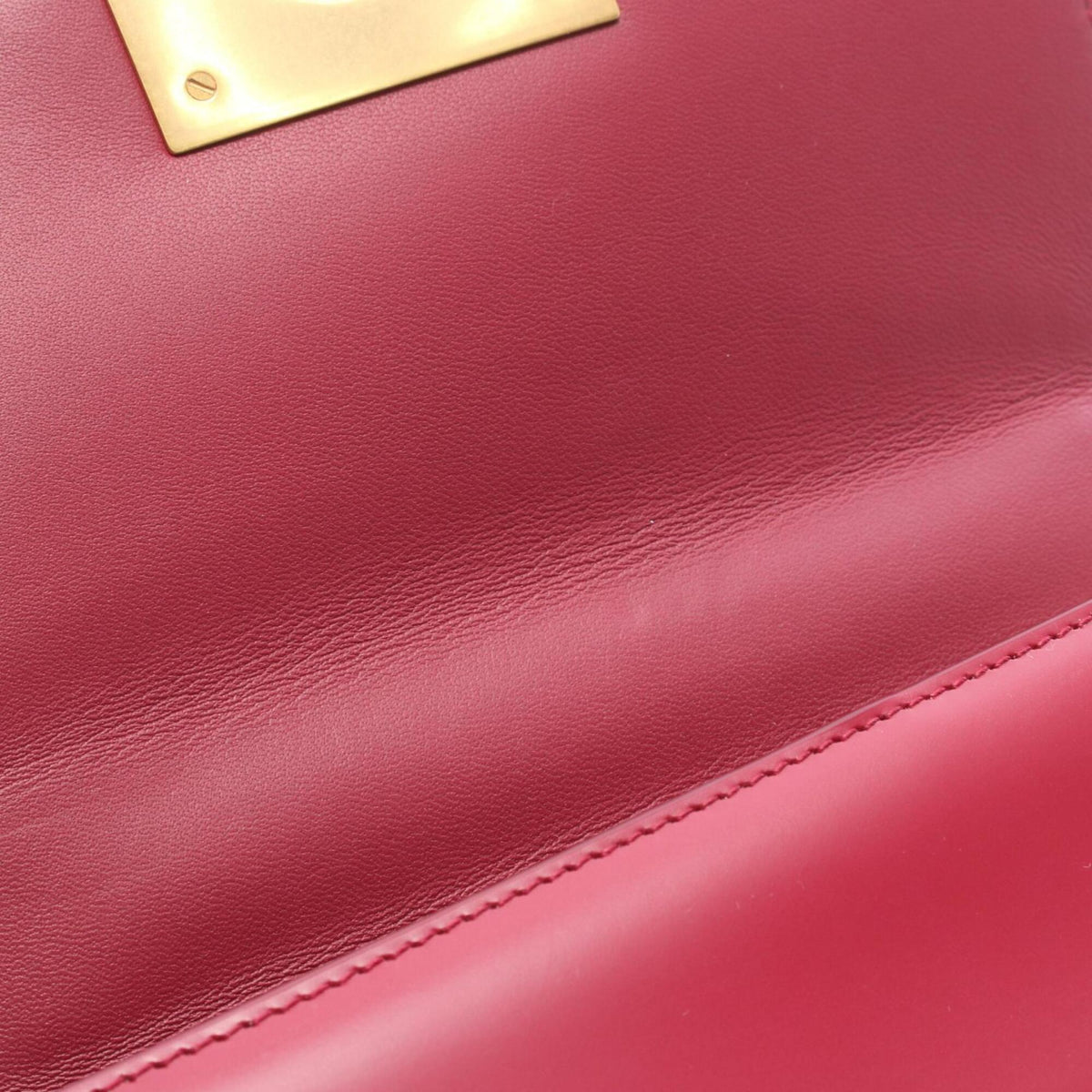 Bottega Veneta Bordeaux Leather Handbag Shoulder Bag (Pre-Owned)