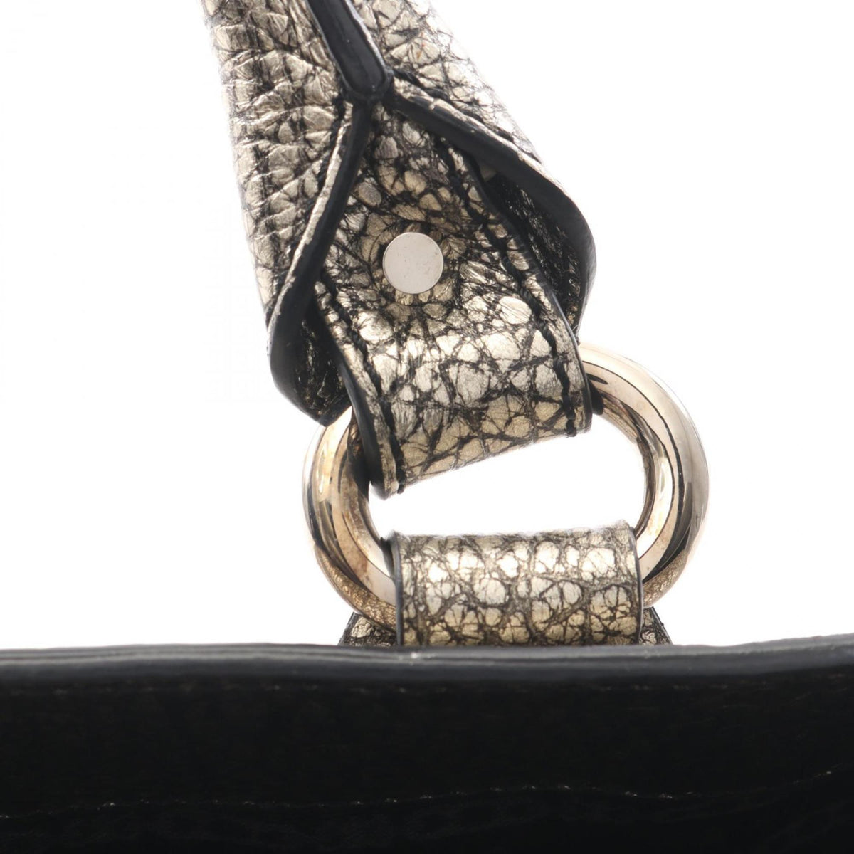 Celine Gold Leather Handbag (Pre-Owned)