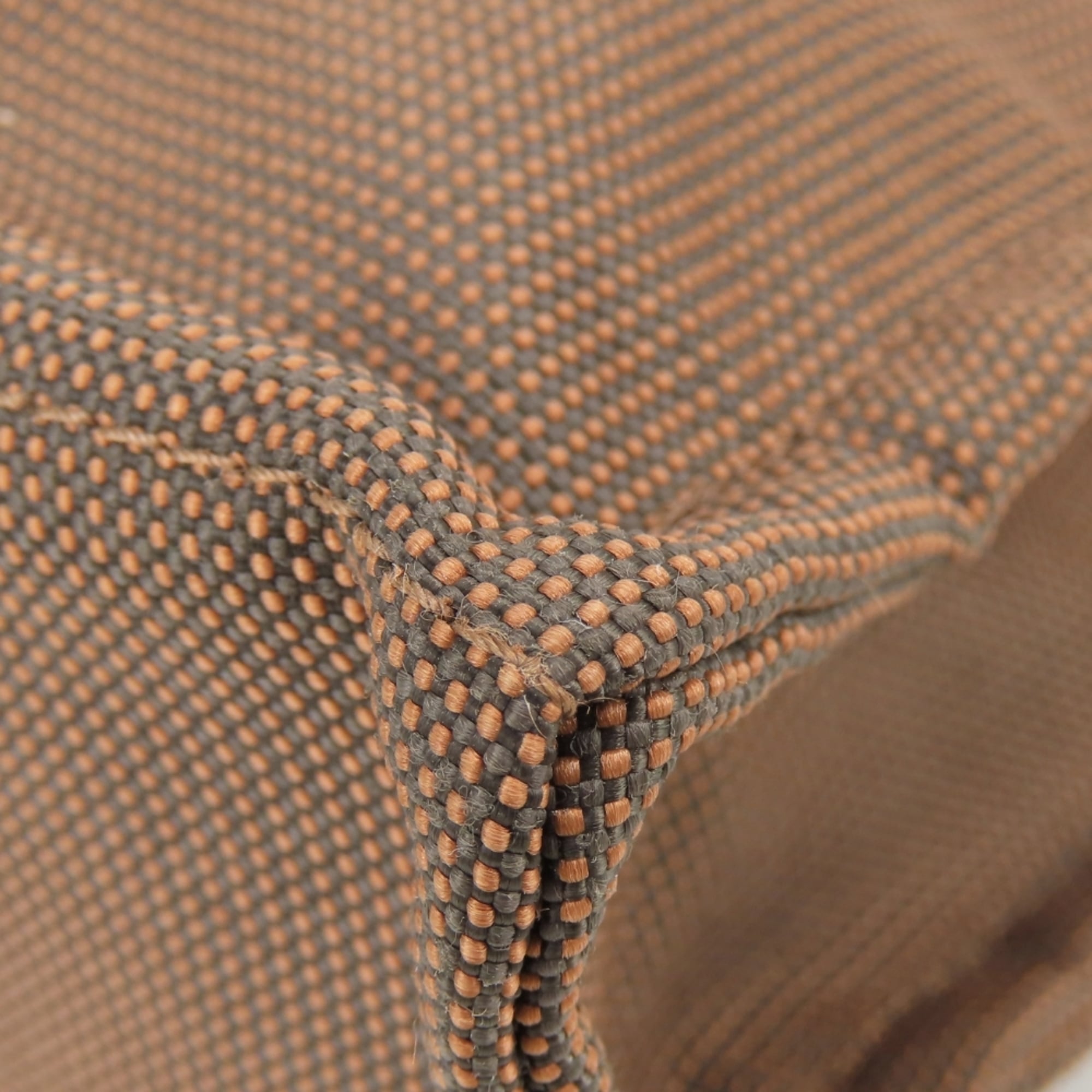 Hermes Brown Polyester Tote Bag (Pre-Owned)