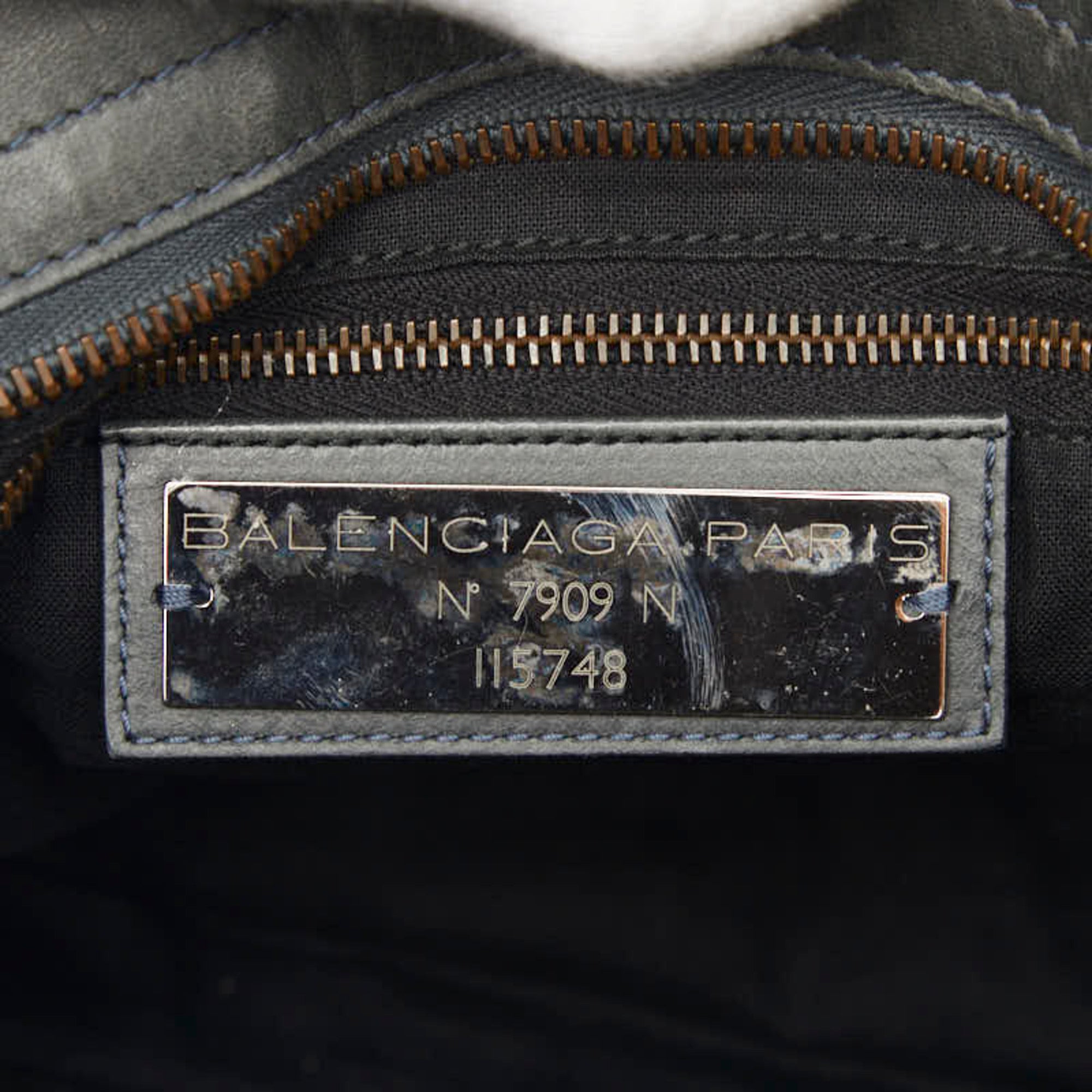 Balenciaga Green Leather Handbag Shoulder Bag (Pre-Owned)
