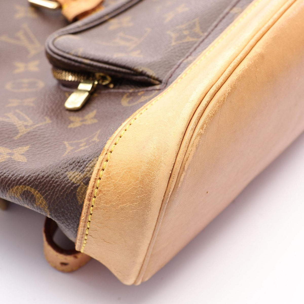 Louis Vuitton Brown Monogram Monogram Leather Backpack (Pre-Owned)