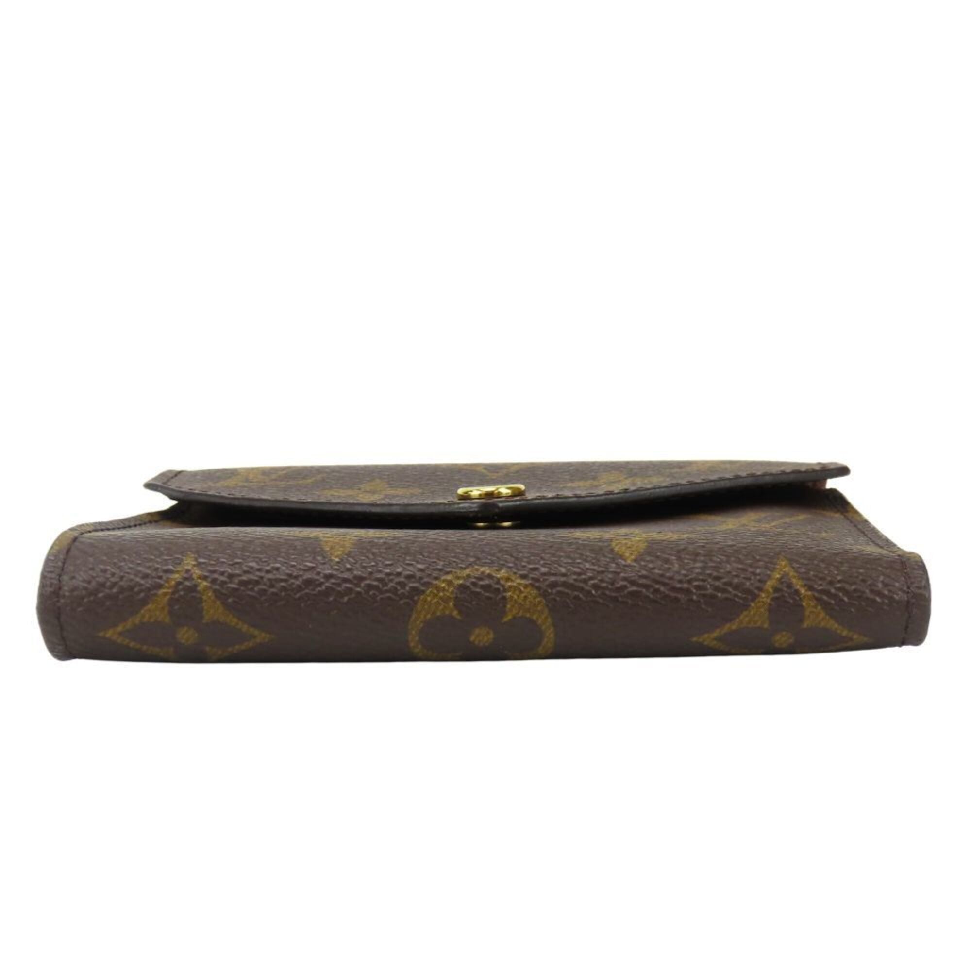 Louis Vuitton Brown Monogram Wallet (Tri-Fold) (Pre-Owned)