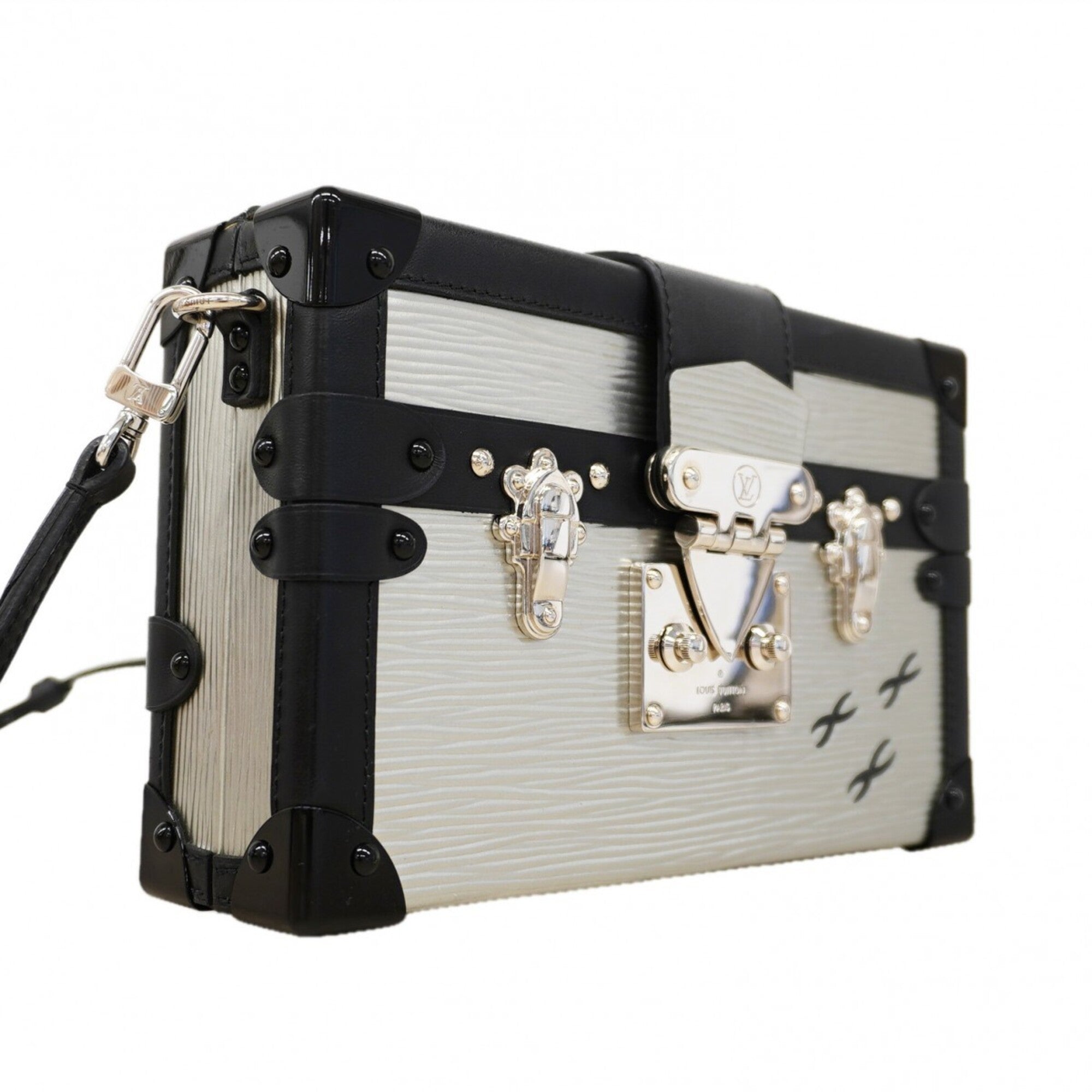Louis Vuitton Black Silver Shoulder Bag (Pre-Owned)