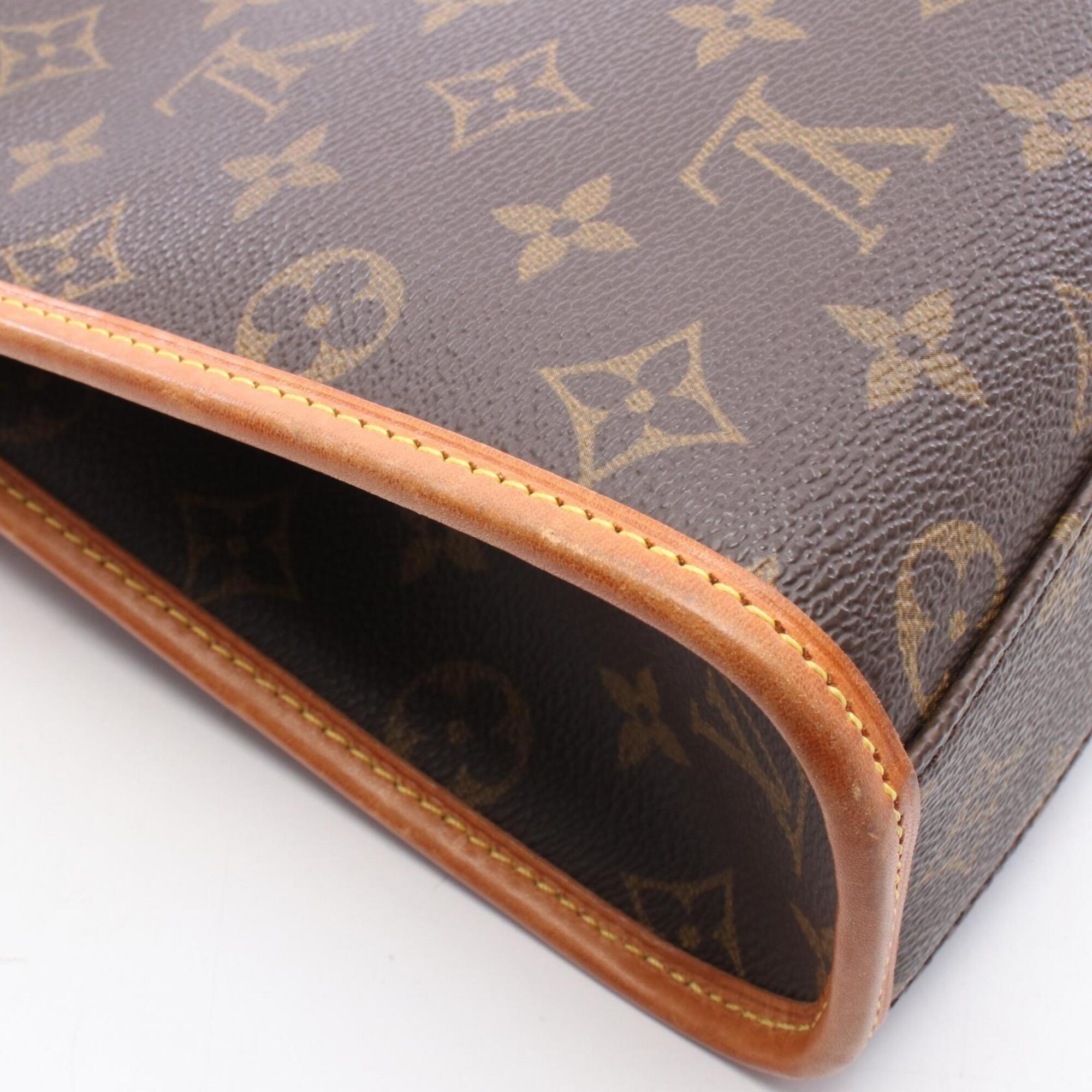 Louis Vuitton Brown Pvc Leather Handbag (Pre-Owned)