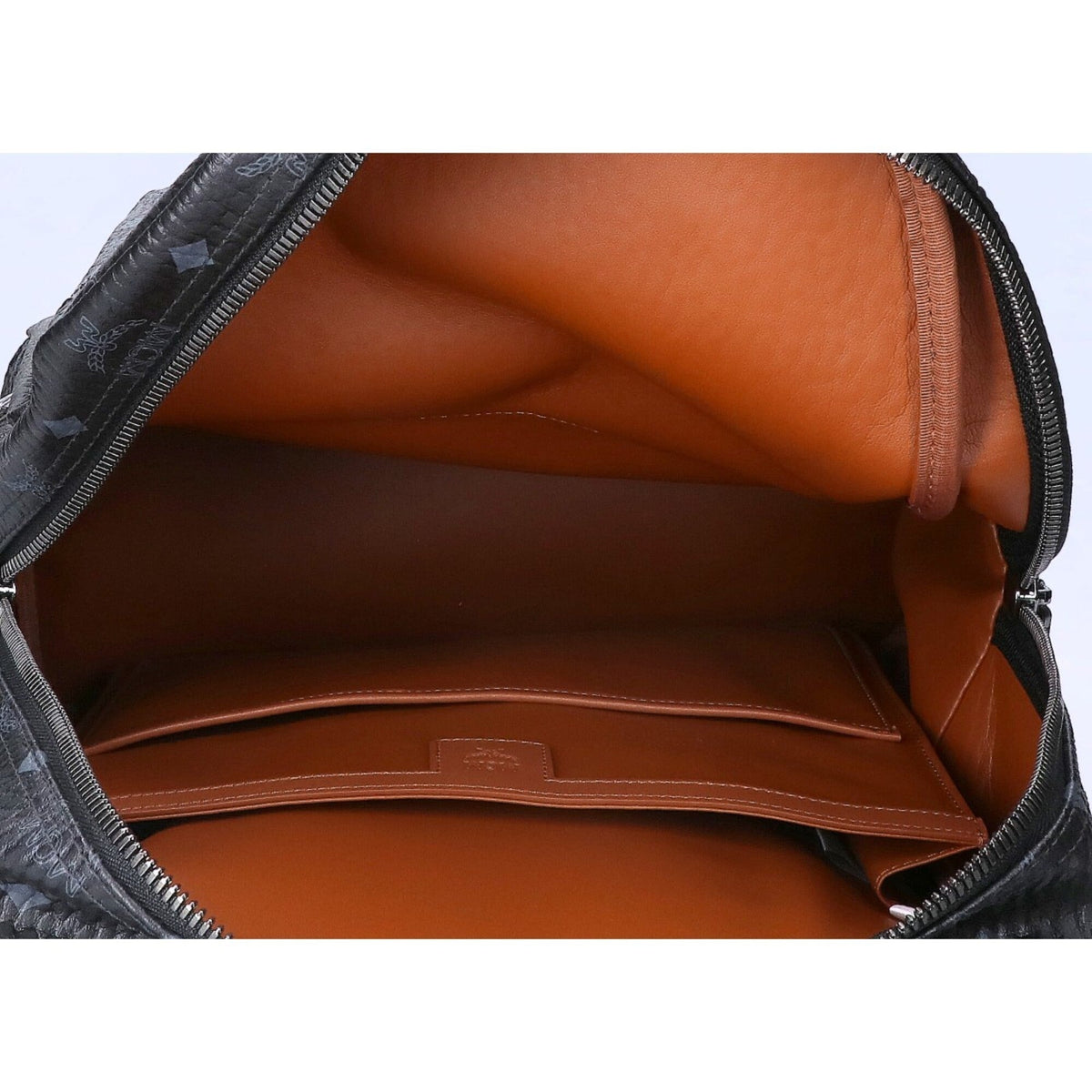 Mcm Black Leather Backpack (Pre-Owned)