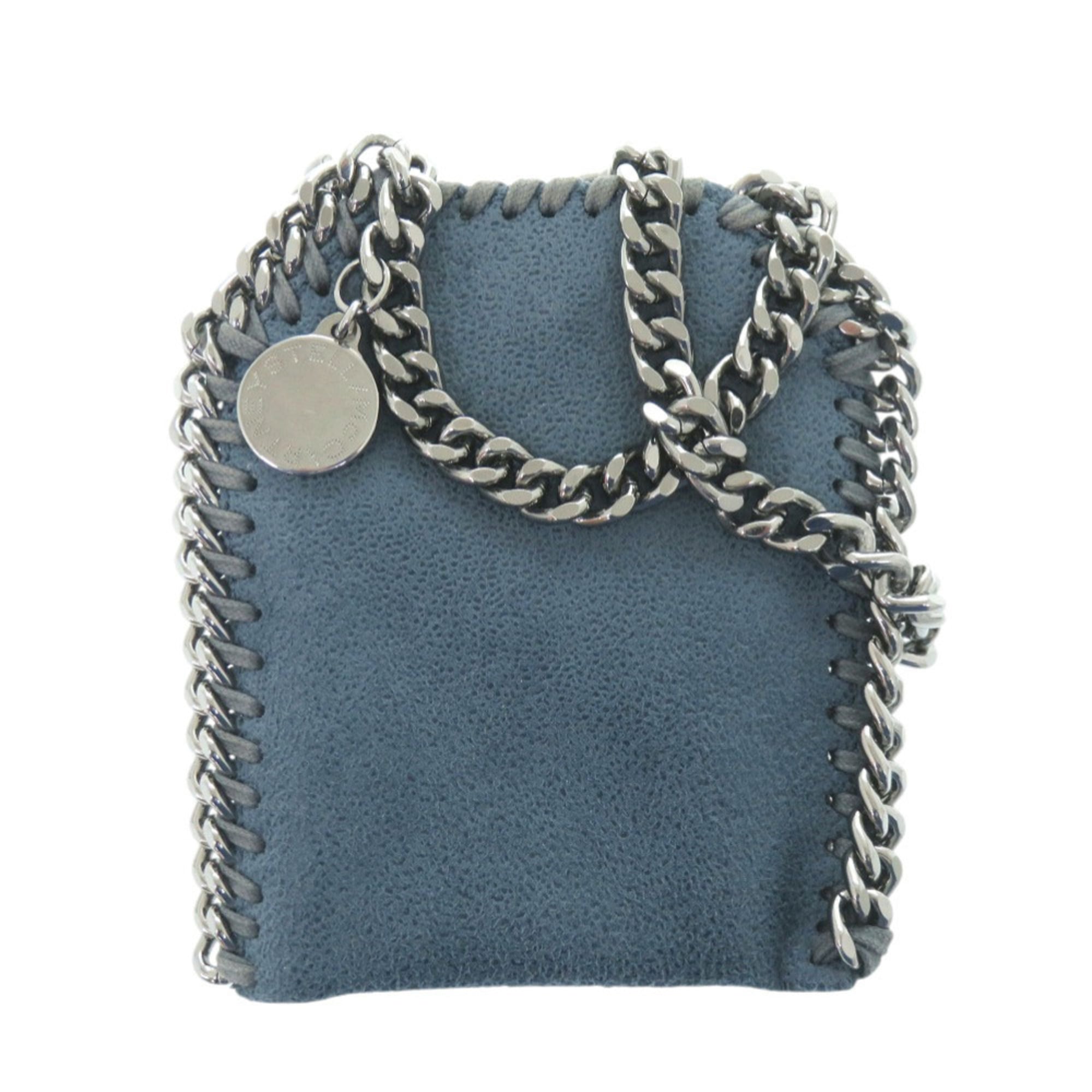 Stella Mccartney Blue Leather Shoulder Bag (Pre-Owned)