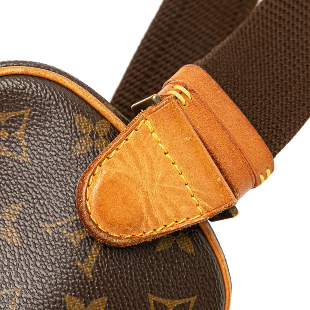 Louis Vuitton Brown Pvc Leather Sling Bag (Pre-Owned)