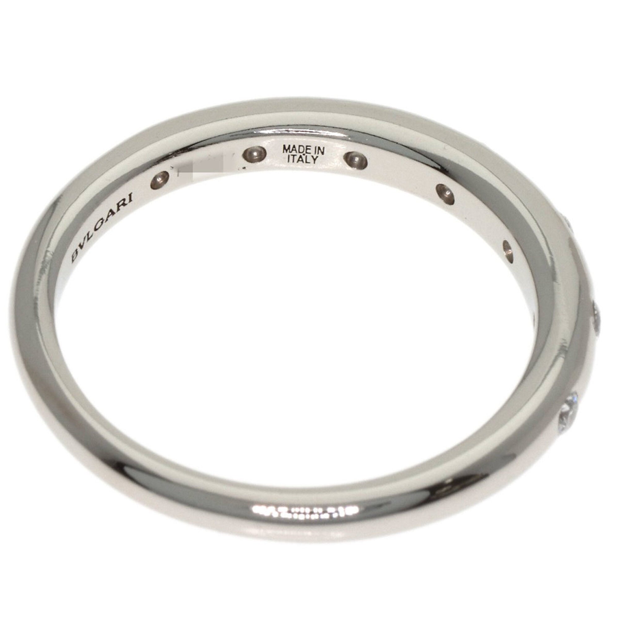 Bvlgari Platinum Platinum 950 Band Ring (Pre-Owned)