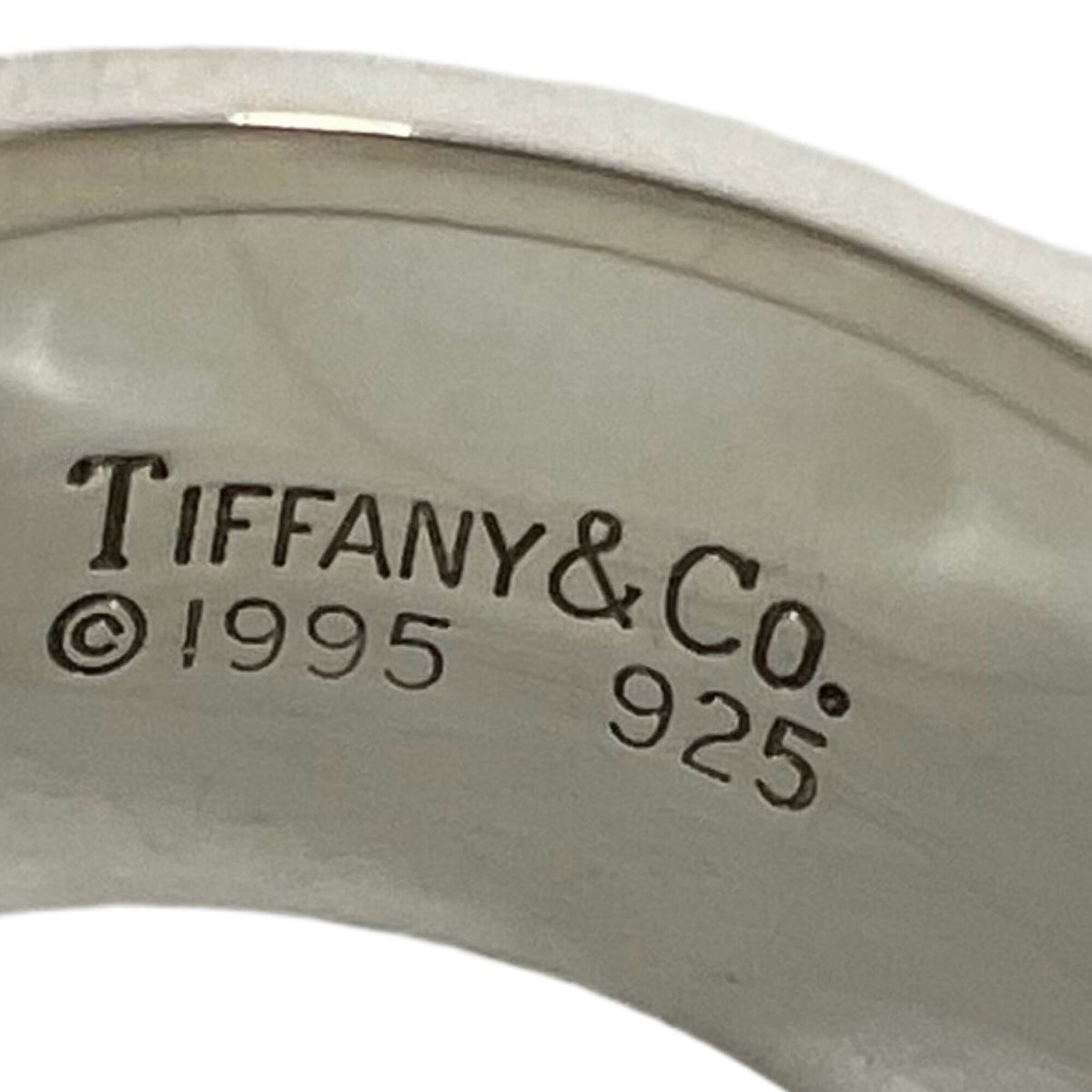 Tiffany Silver Silver 925 Band Ring (Pre-Owned)