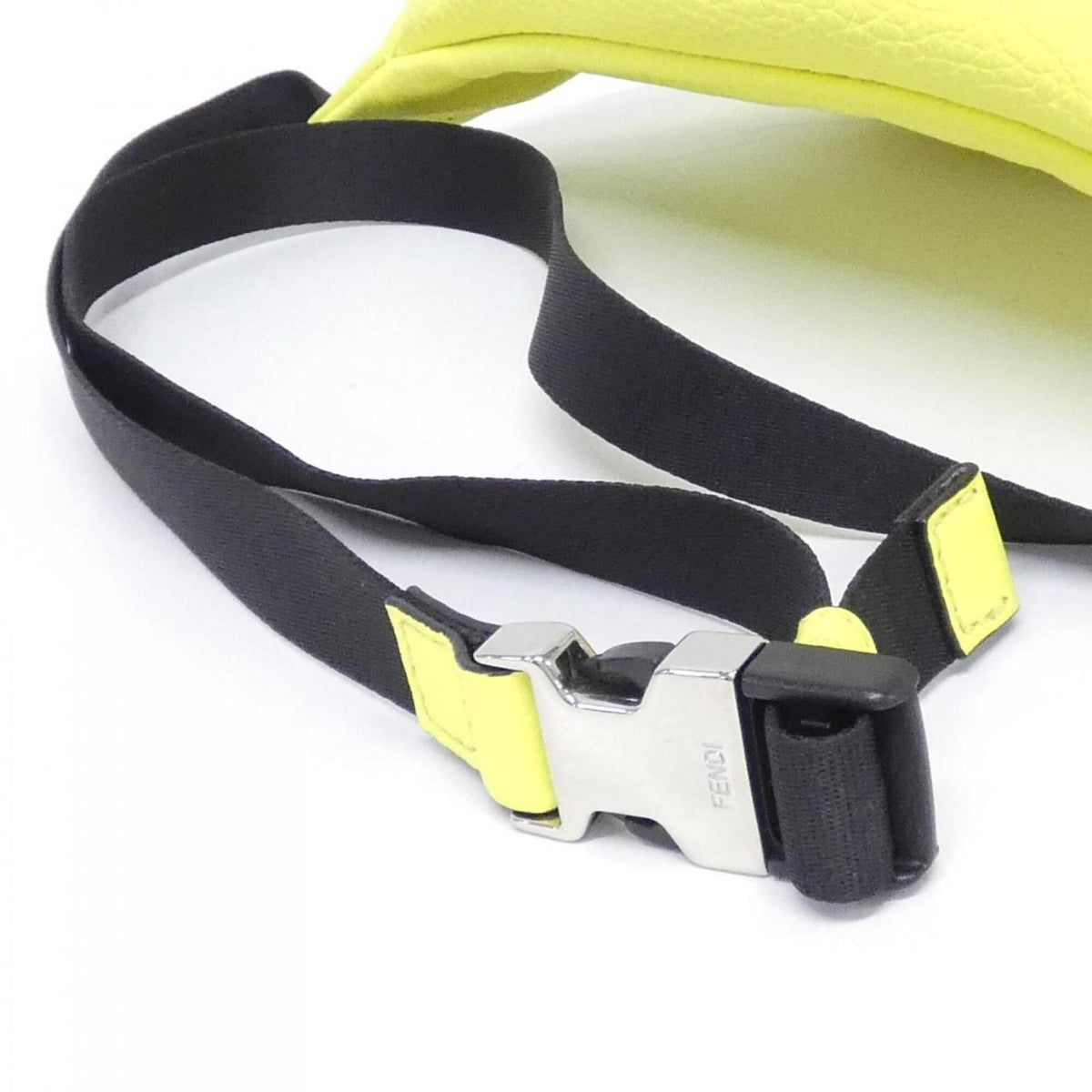 Fendi Yellow Leather Fanny Pack Handbag (Pre-Owned)