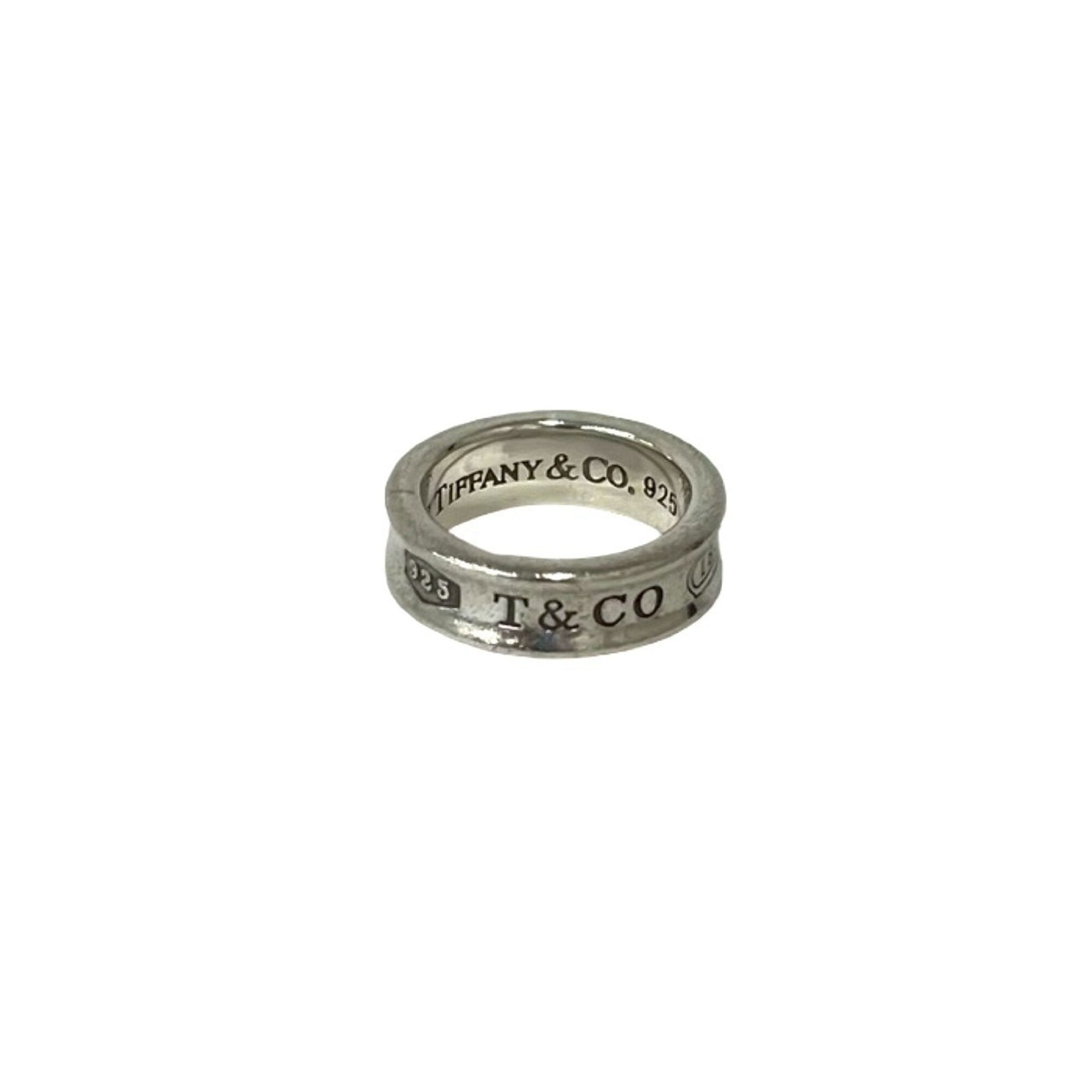 Tiffany Silver Silver 925 Band Ring (Pre-Owned)