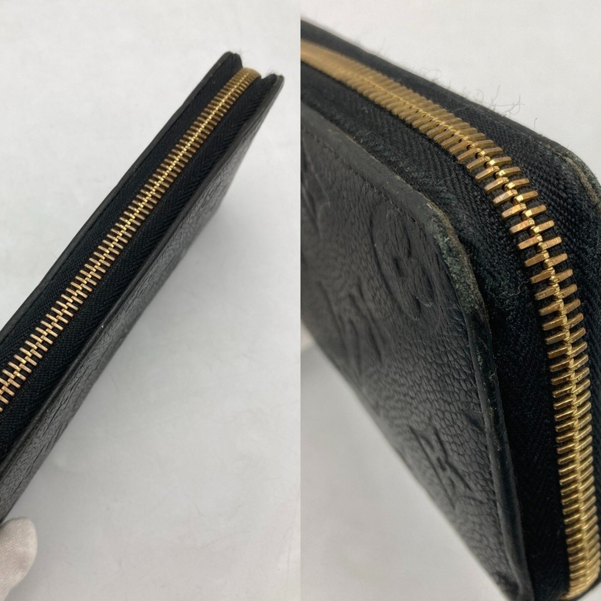 Louis Vuitton Monogram Empreinte Black Monogram Empreinte Long Wallet (Bi-Fold) (Pre-Owned)