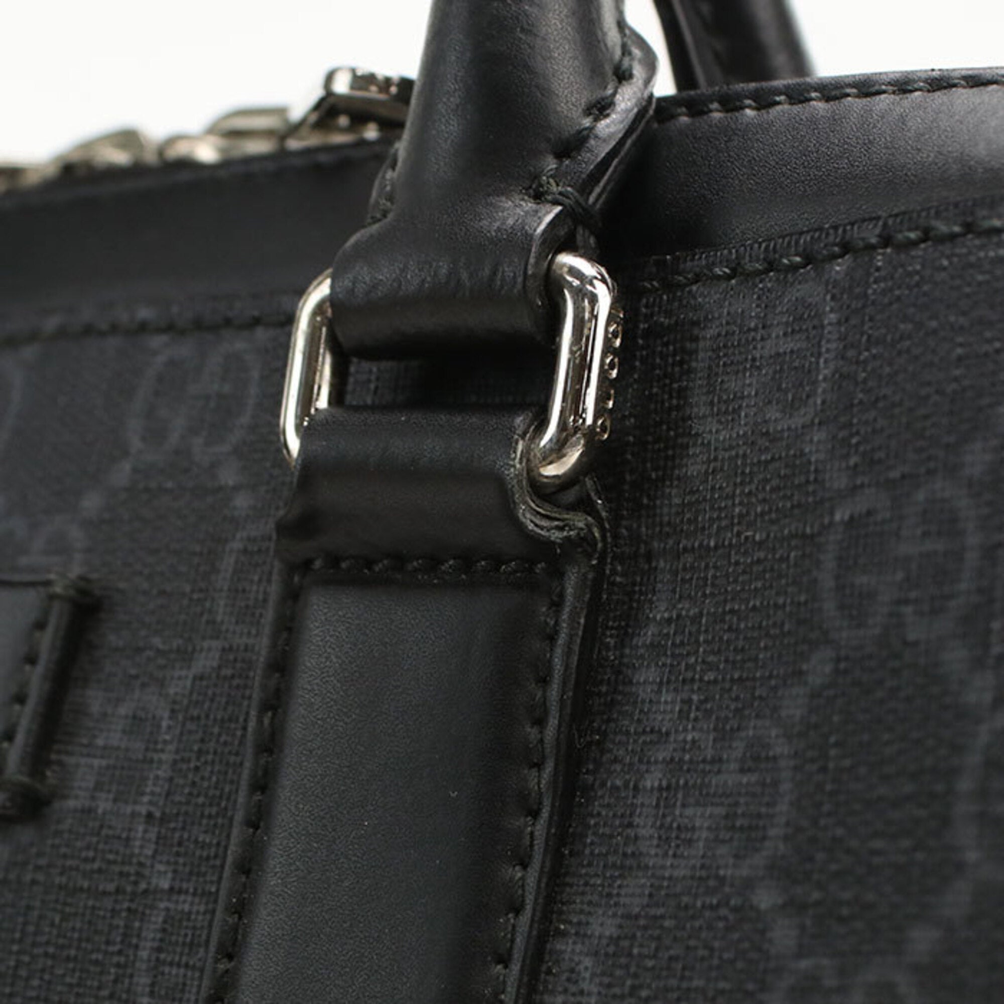 Gucci Black Pvc Briefcase (Pre-Owned)