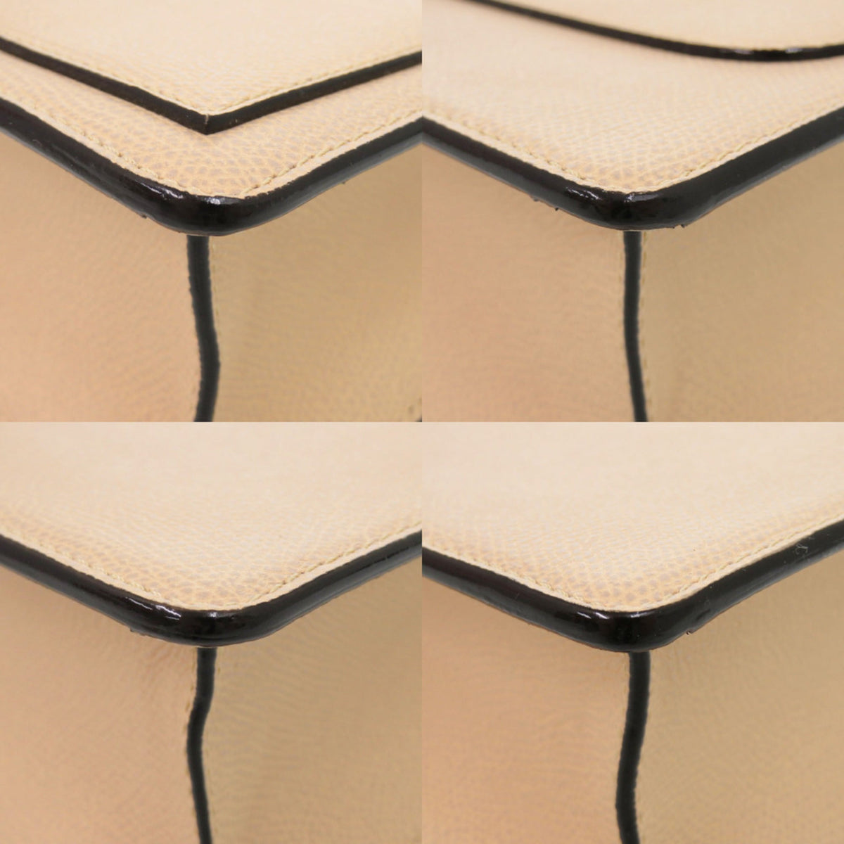 Valextra Beige Leather Shoulder Bag (Pre-Owned)