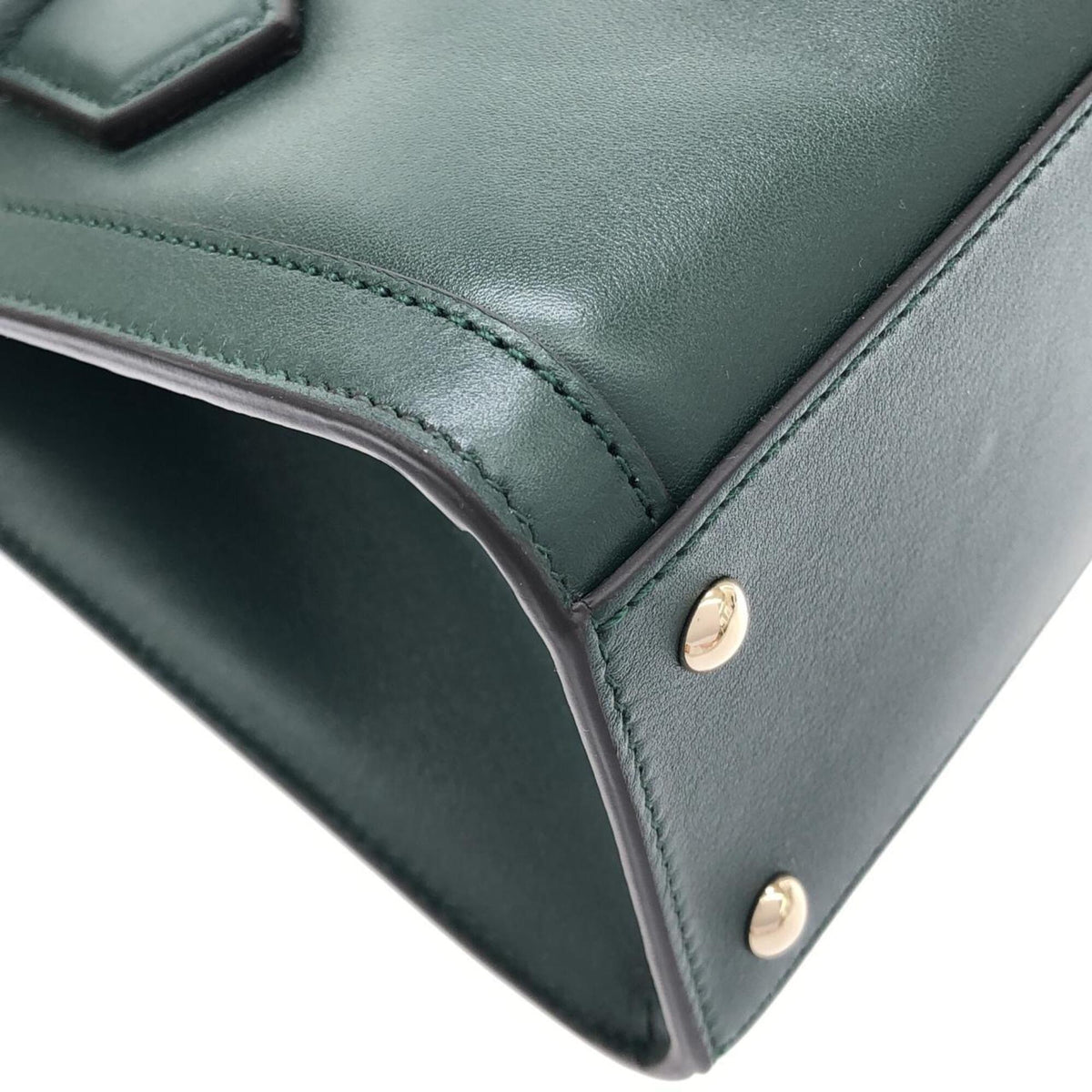 Gucci Green Leather Handbag (Pre-Owned)