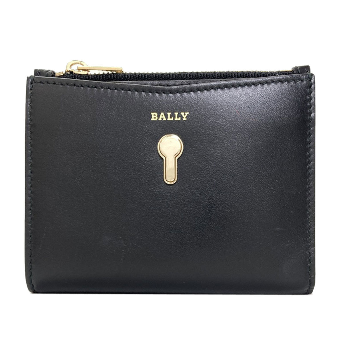 Bally Black Leather Wallet (Bi-Fold) (Pre-Owned)