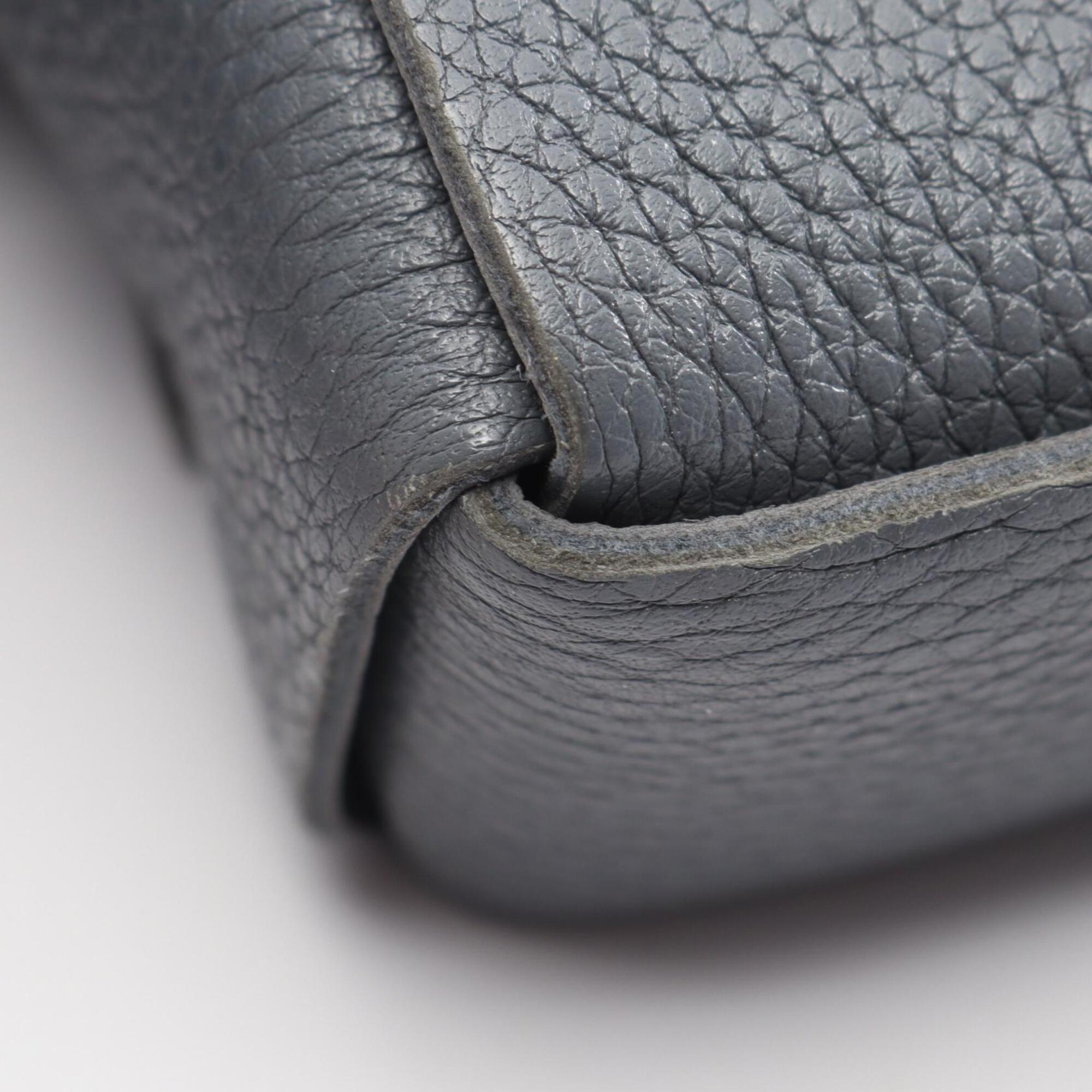Bottega Veneta Gray Intrecciato Handbag Shoulder Bag (Pre-Owned)