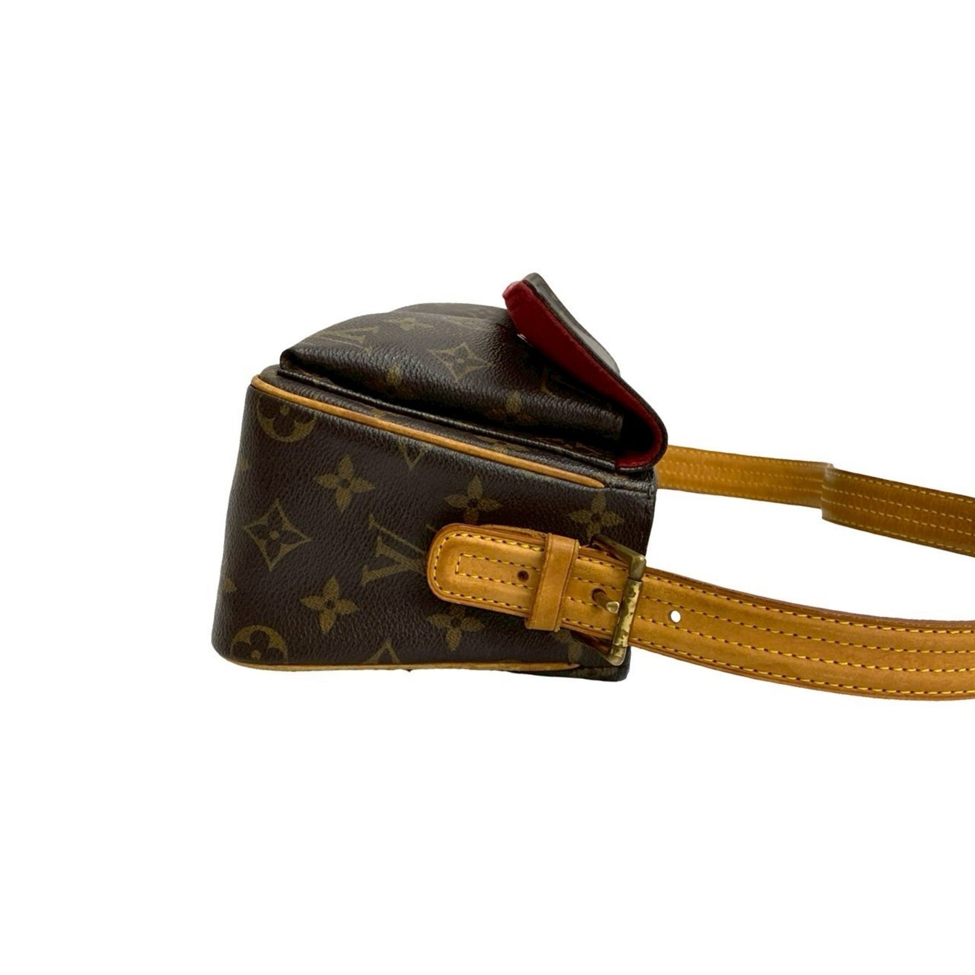 Louis Vuitton Brown Leather Shoulder Bag (Pre-Owned)
