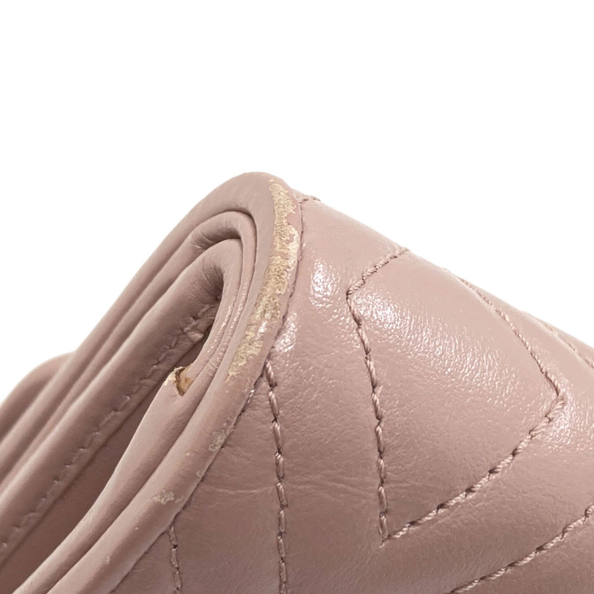 Miu Miu Pink Leather Wallet (Bi-Fold) (Pre-Owned)