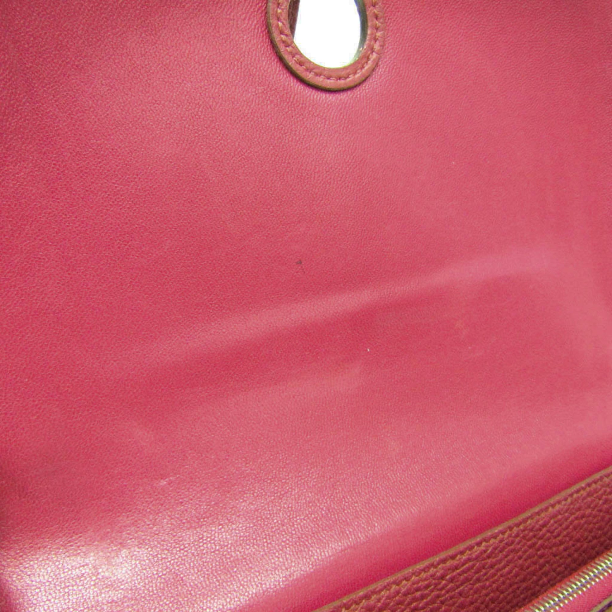 Hermes Dogon Wine Togo Leather Long Wallet (Bi-Fold) (Pre-Owned)