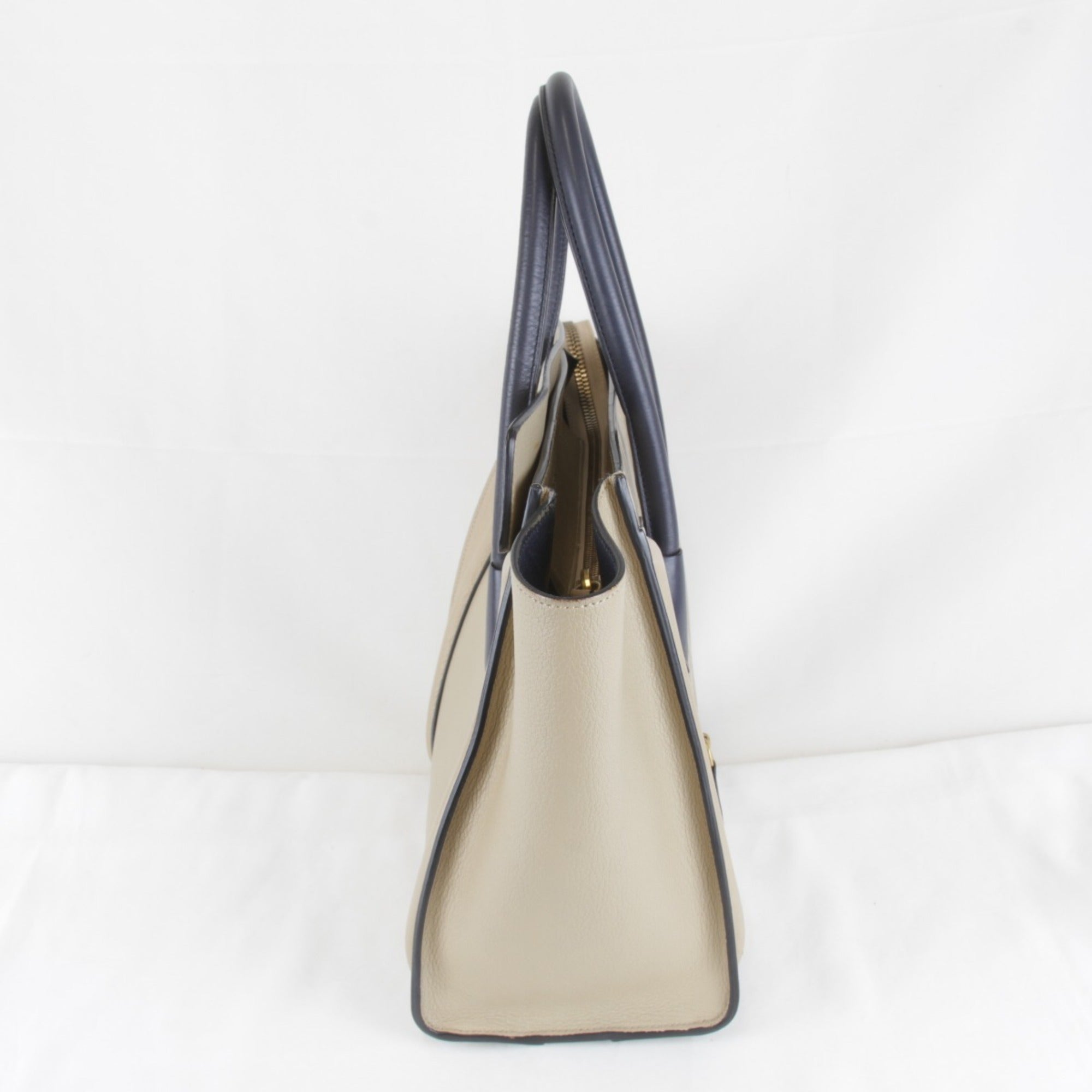 Celine Beige Leather Tote Bag (Pre-Owned)