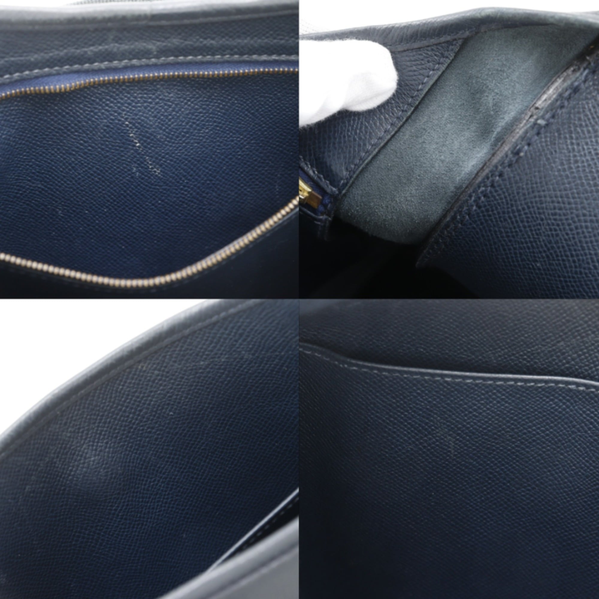 Hermes Black Courchevel Leather Shoulder Bag (Pre-Owned)