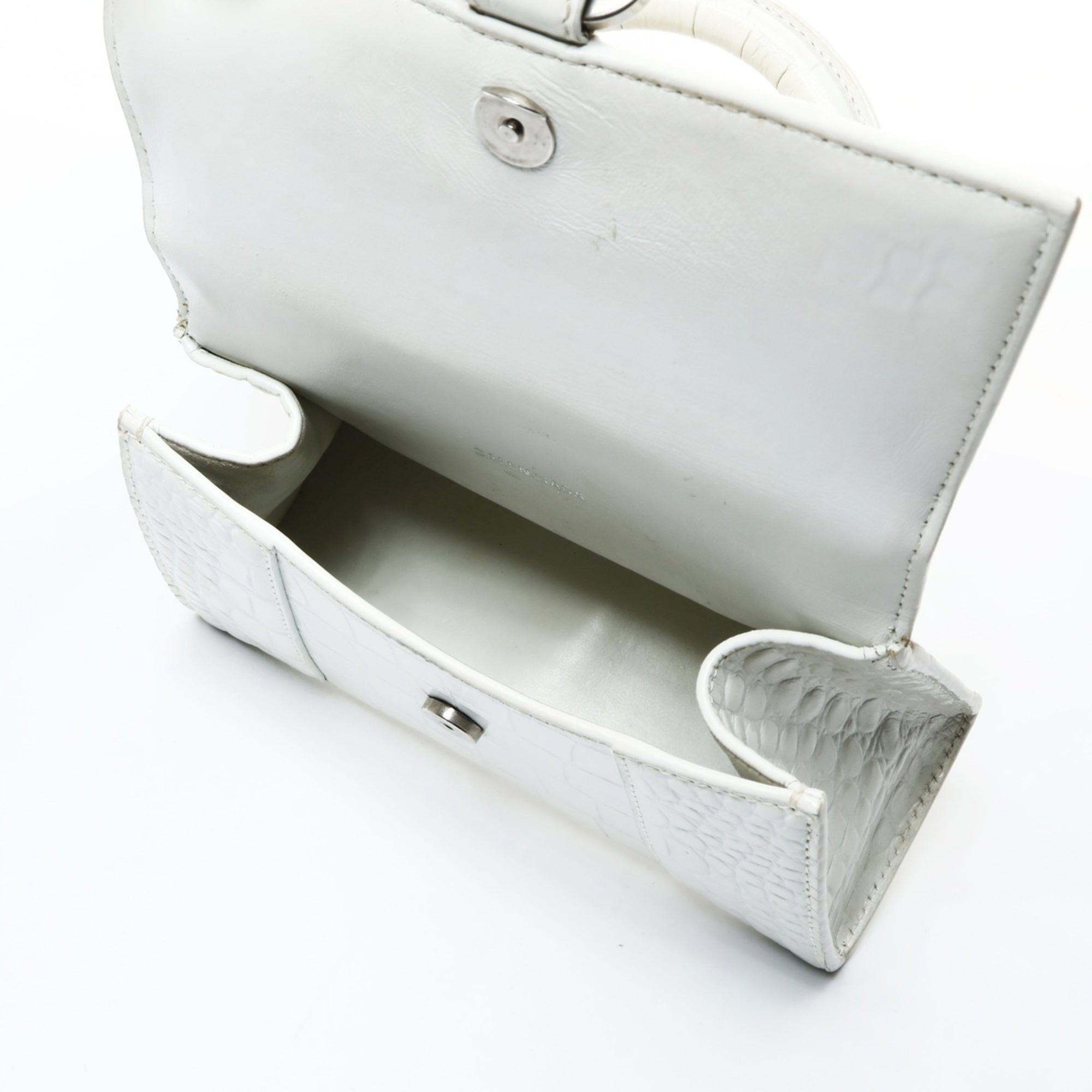 Balenciaga White Leather Shoulder Bag (Pre-Owned)