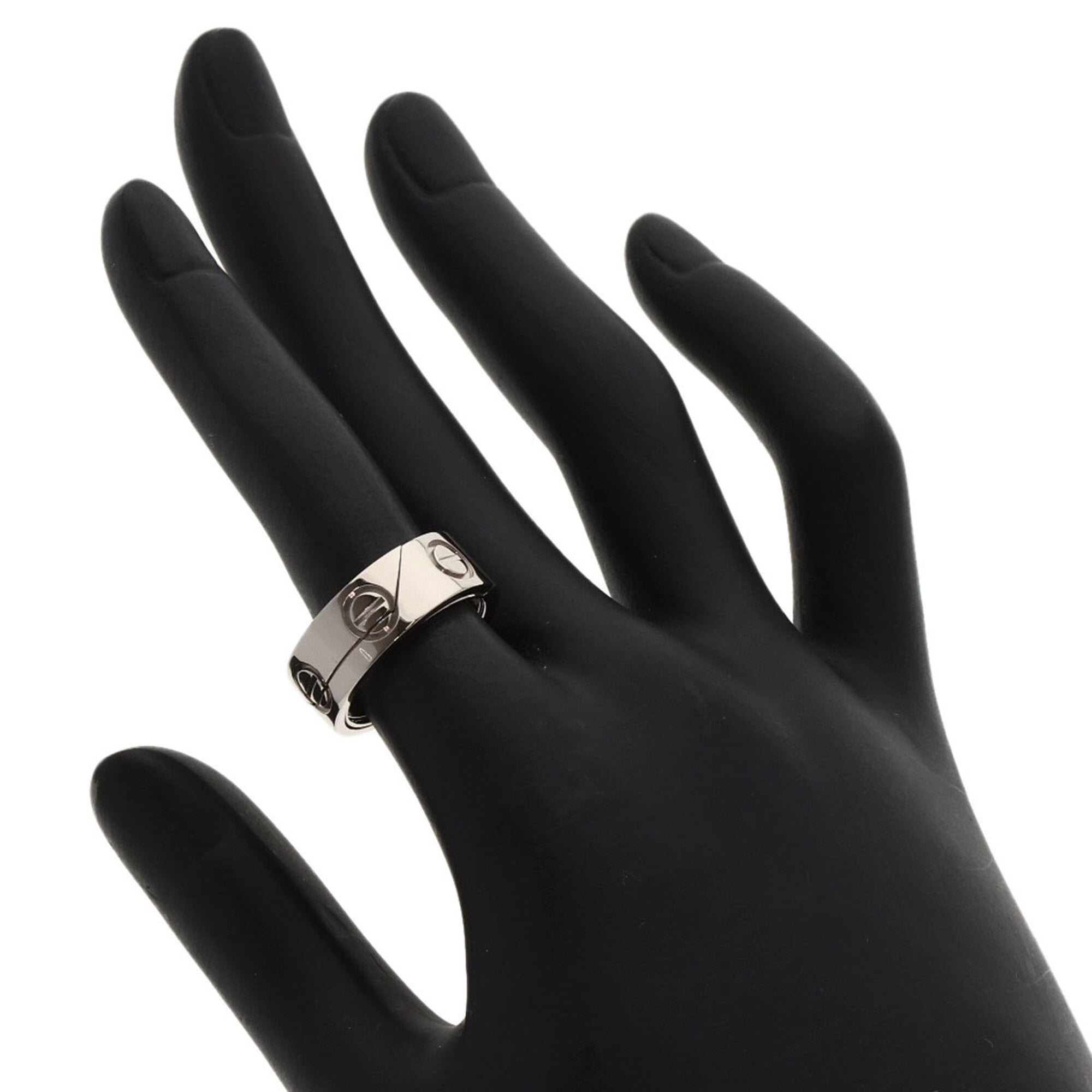 Cartier White Gold White Gold (18K) Band Ring (Pre-Owned)