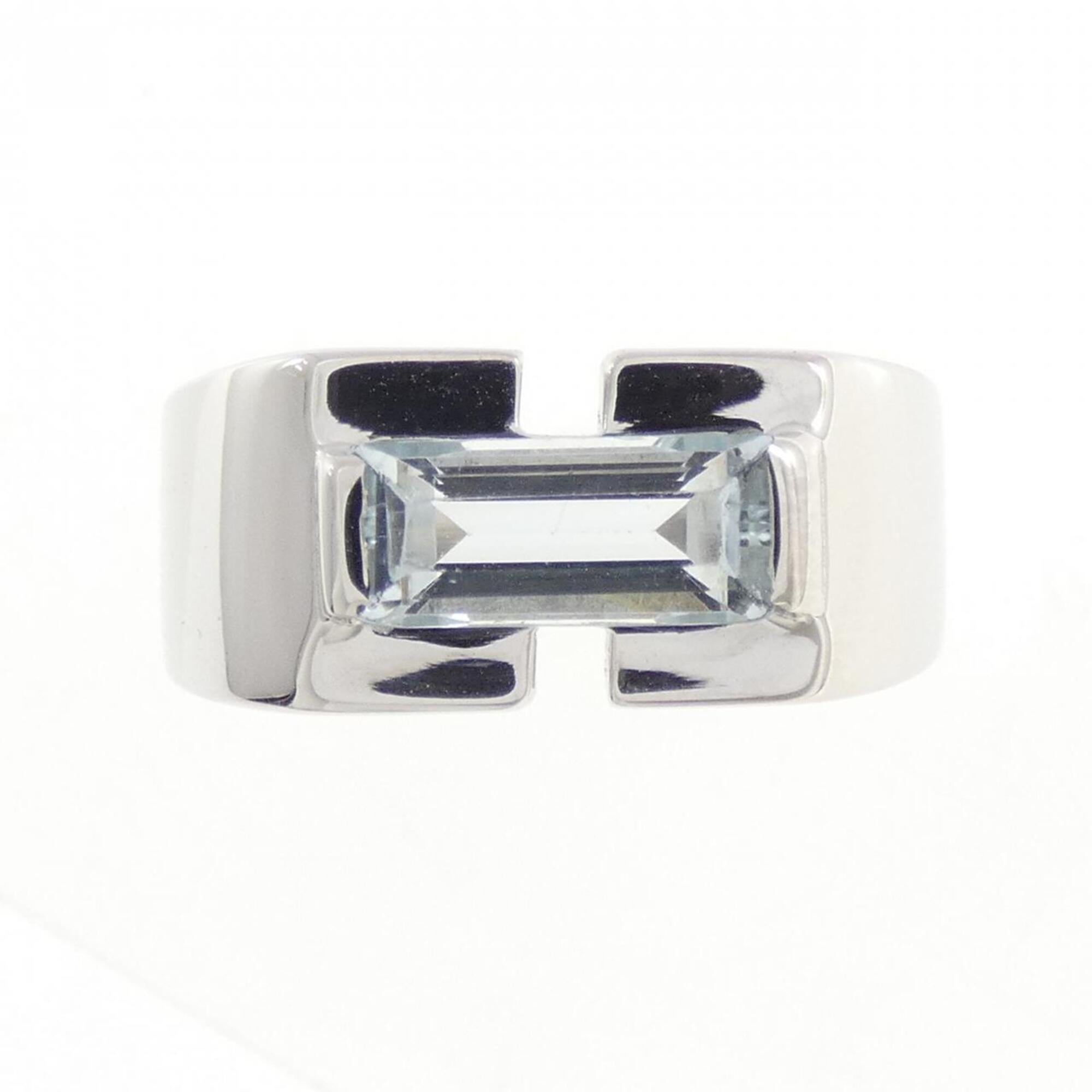 Hermes White Gold White Gold (18K) Band Ring (Pre-Owned)