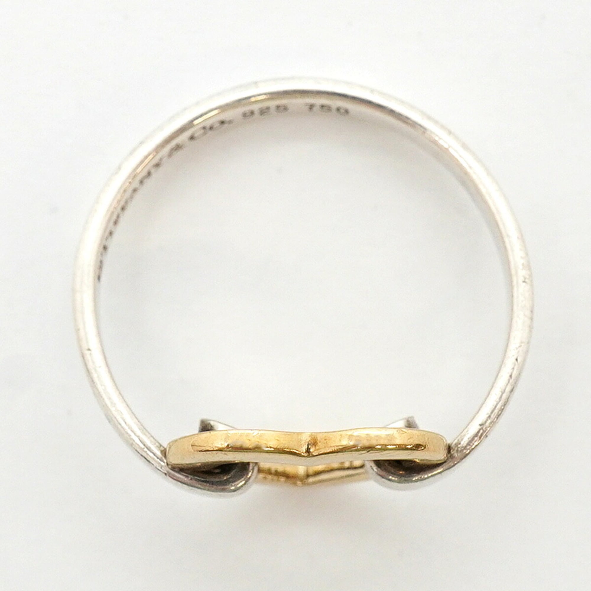 Tiffany Yellow Gold (18K) Silver 925 Band Ring (Pre-Owned)