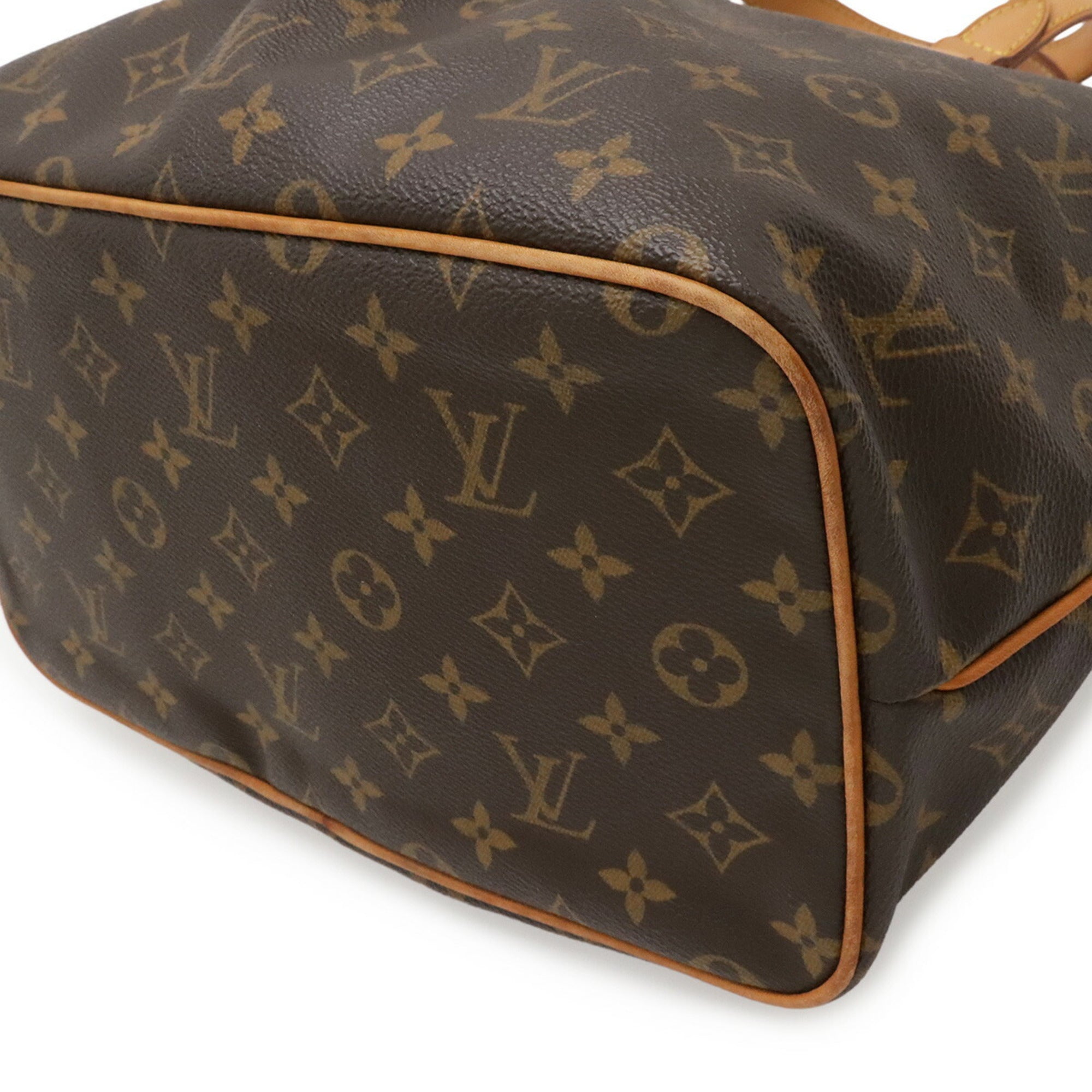 Louis Vuitton Brown Monogram Canvas Pvc Coated Canvas Handbag Shoulder Bag Tote Bag (Pre-Owned)