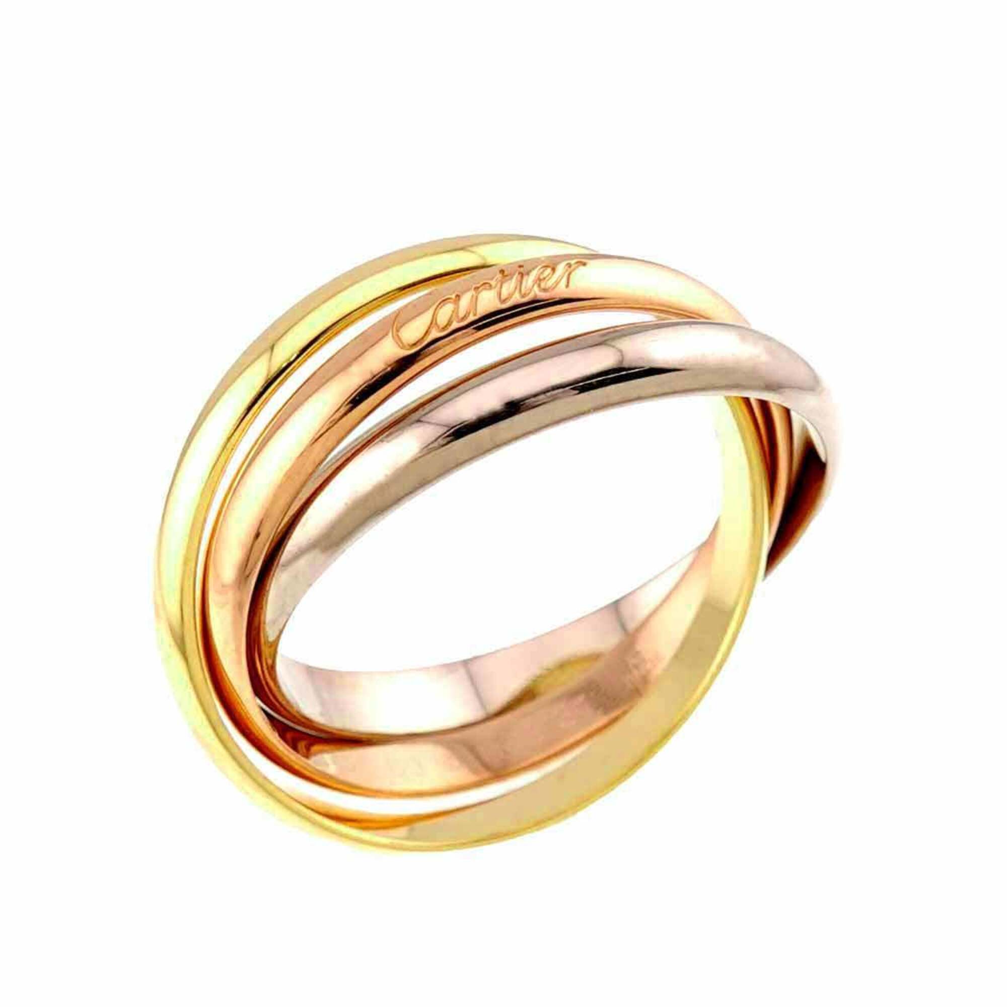 Cartier Pink Gold White Gold Yellow Gold Yellow Gold (18K) Pink Gold (18K) White Gold (18K) Band Ring (Pre-Owned)