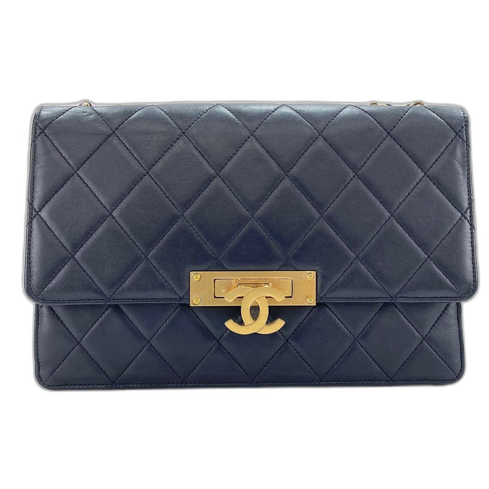 Chanel Navy Shoulder Bag (Pre-Owned)