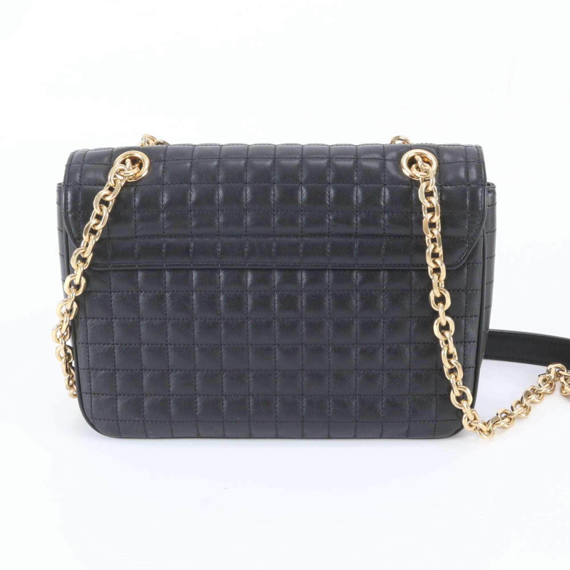 Celine Black Leather Shoulder Bag (Pre-Owned)