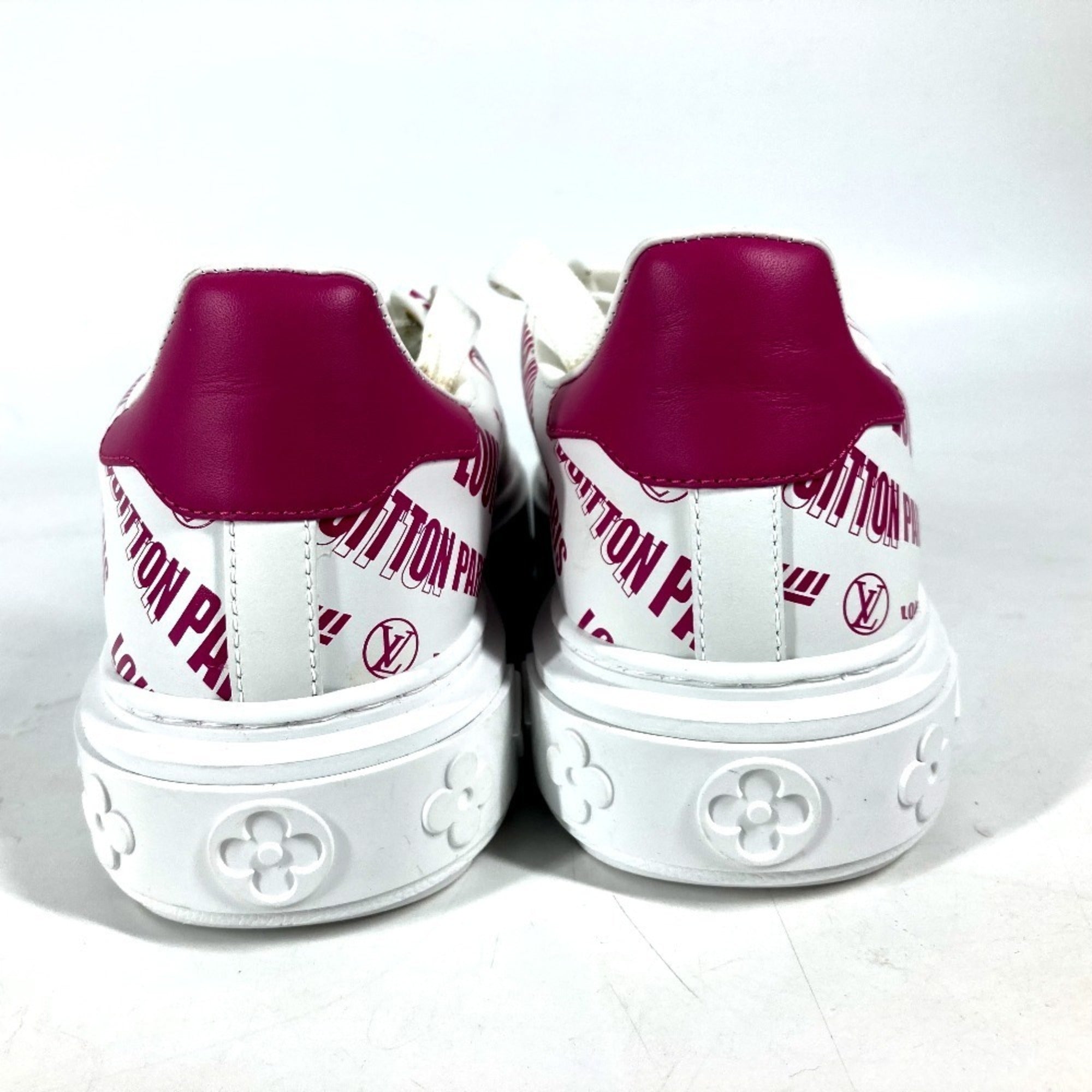 Louis Vuitton Pink White Sneakers (Pre-Owned)