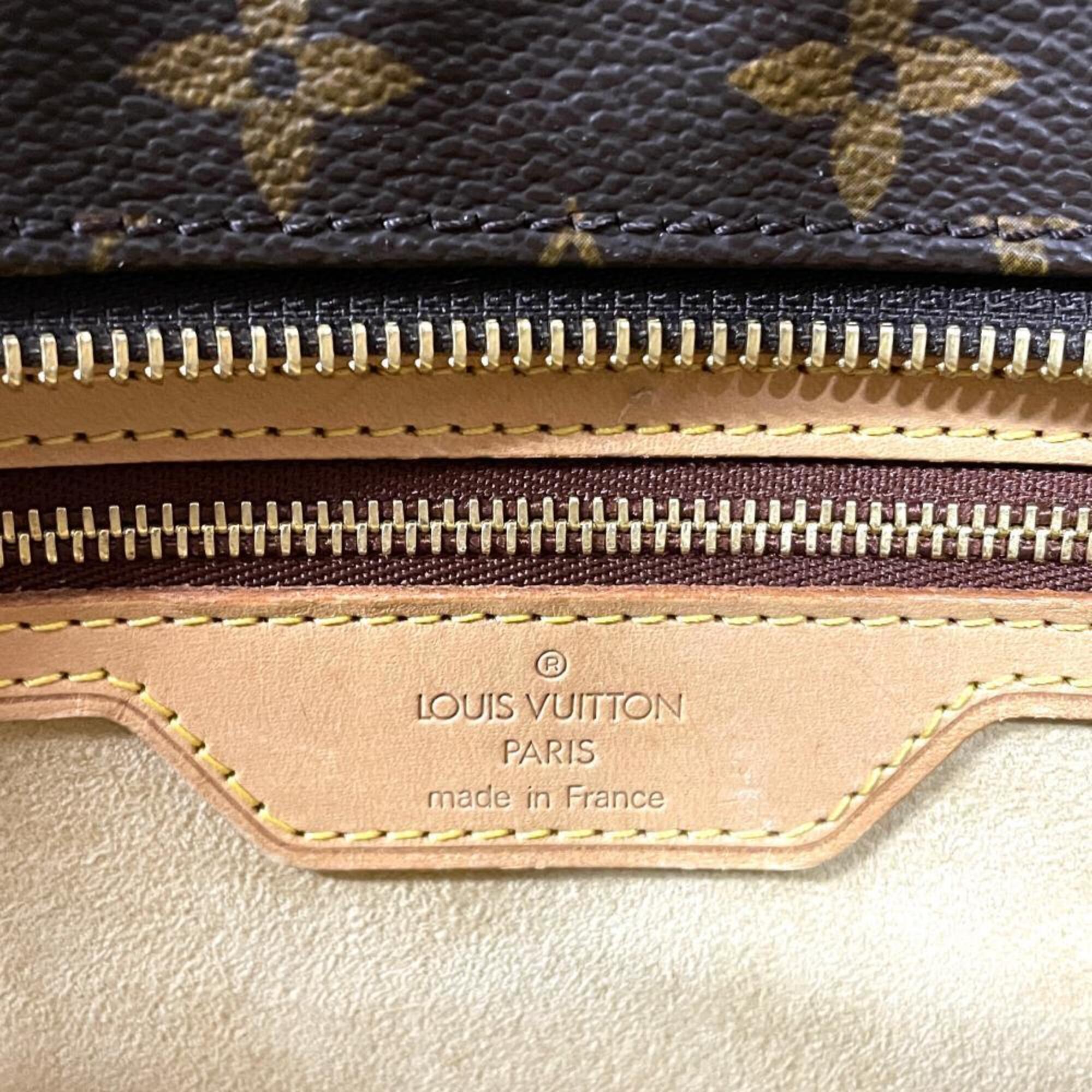 Louis Vuitton Brown Monogram Canvas Tote Bag (Pre-Owned)