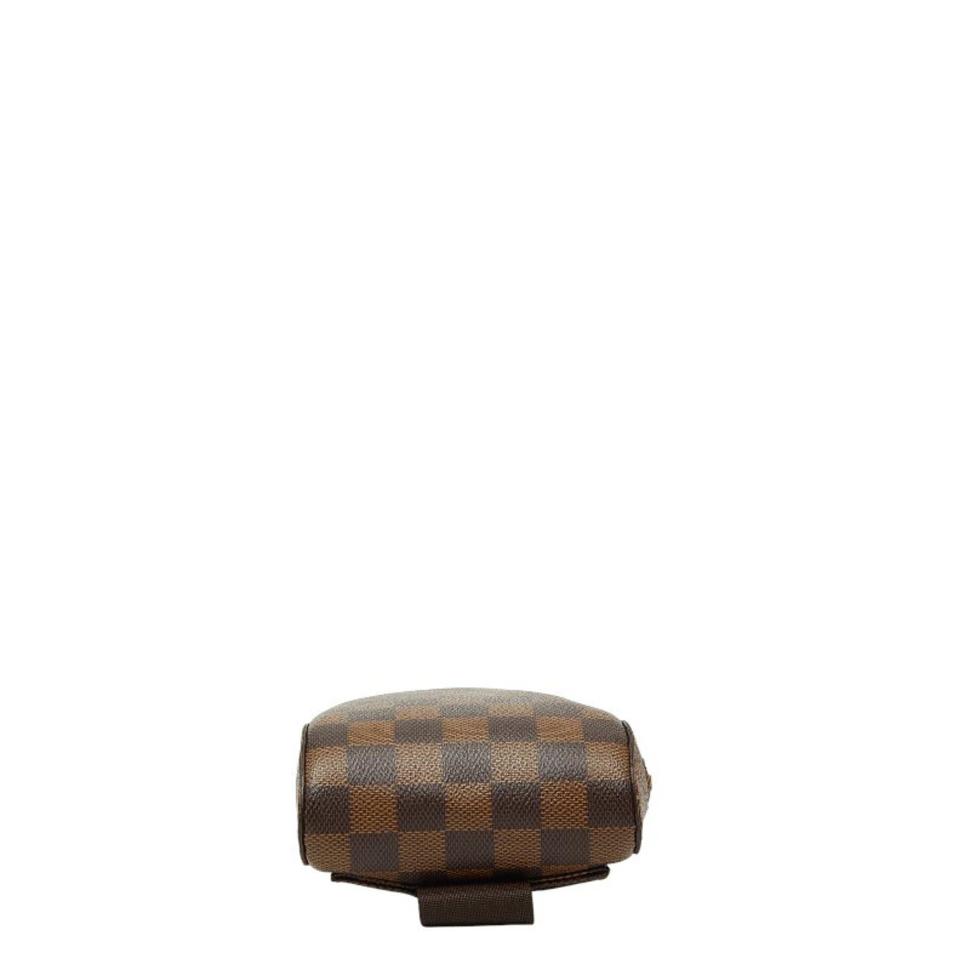 Louis Vuitton Brown Pvc Leather Sling Bag (Pre-Owned)