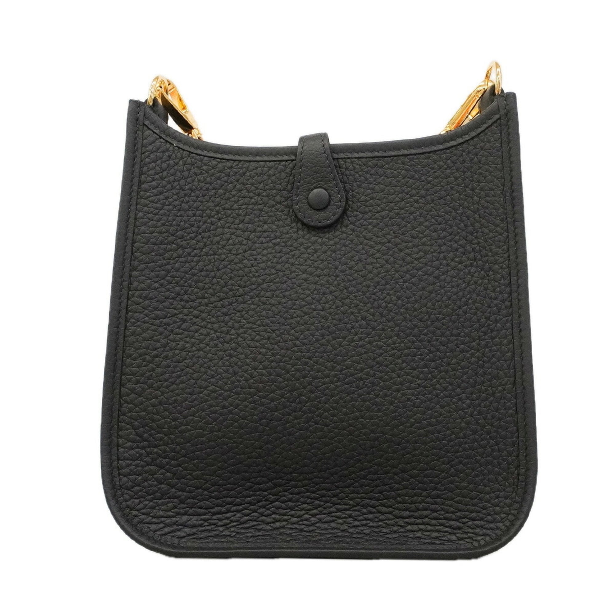 Hermes Blue Nuit Taurillon Clemence Leather Shoulder Bag (Pre-Owned)
